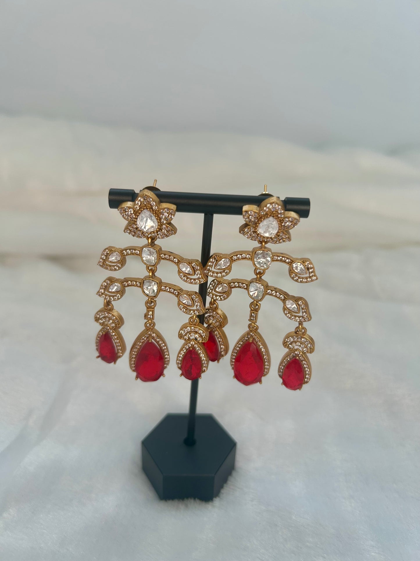 Red Doublet Earrings