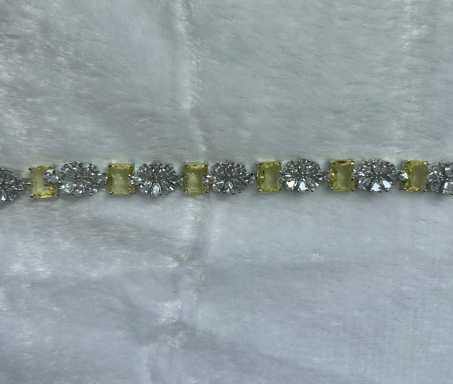CZ Yellow Bracelet