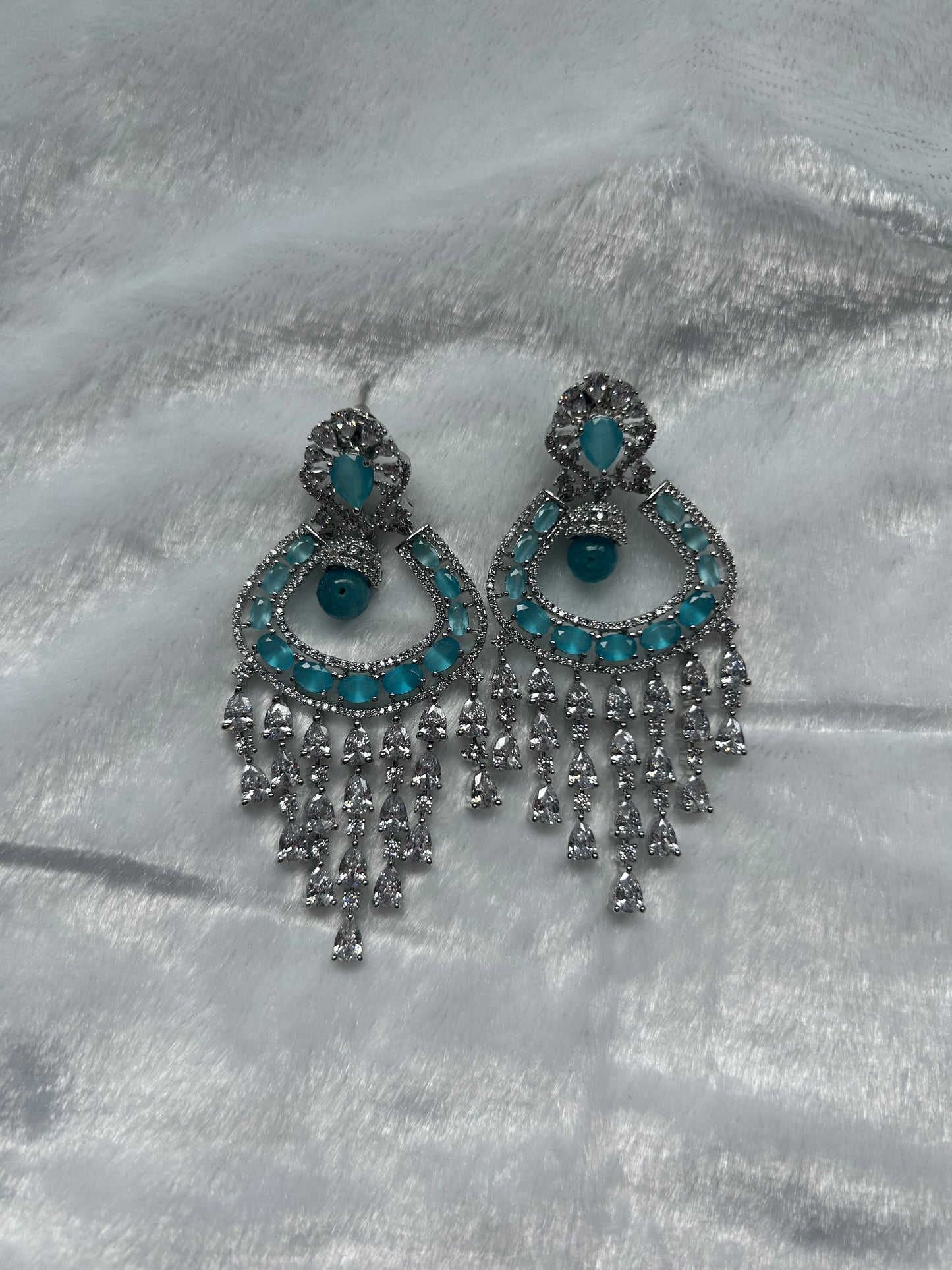 AD Ferozi Blue Earrings