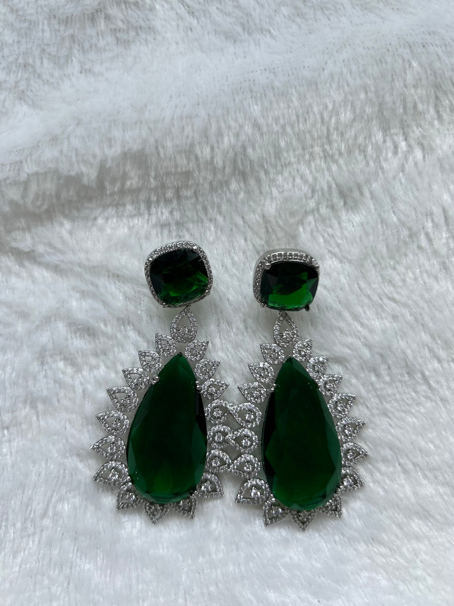 AD Green Earrings