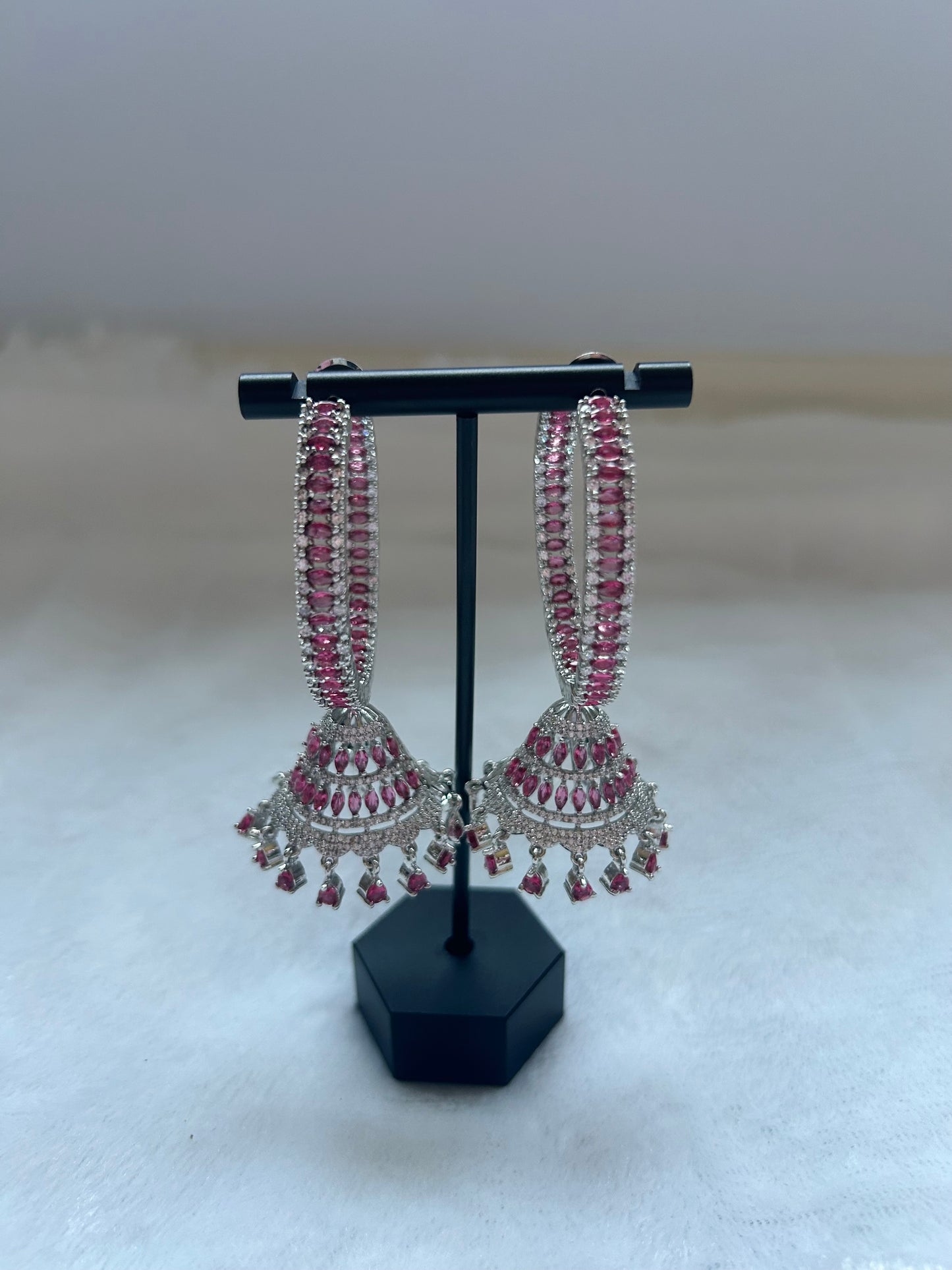 AD Dark Purple Jhumka Waliyaan