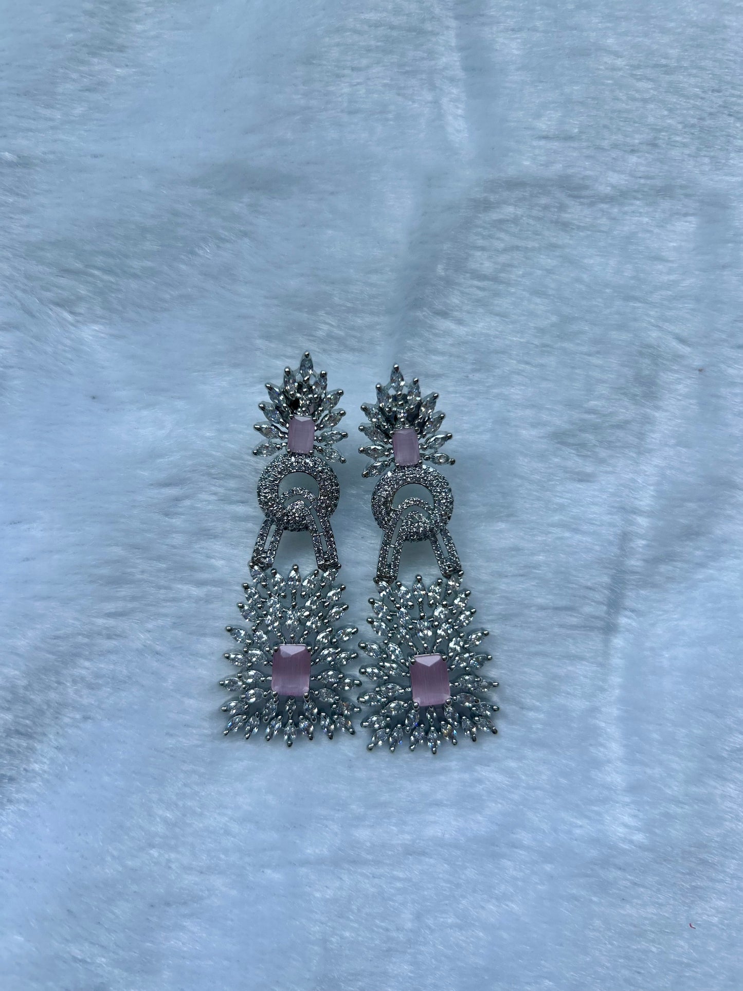 Pink AD Earrings