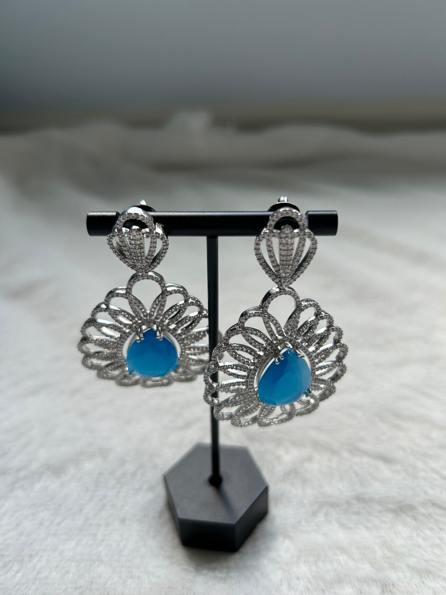 AD Blue Earrings