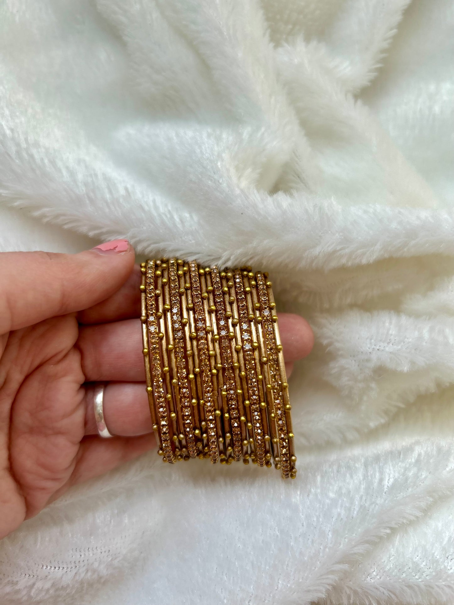Golden Simple Bangles