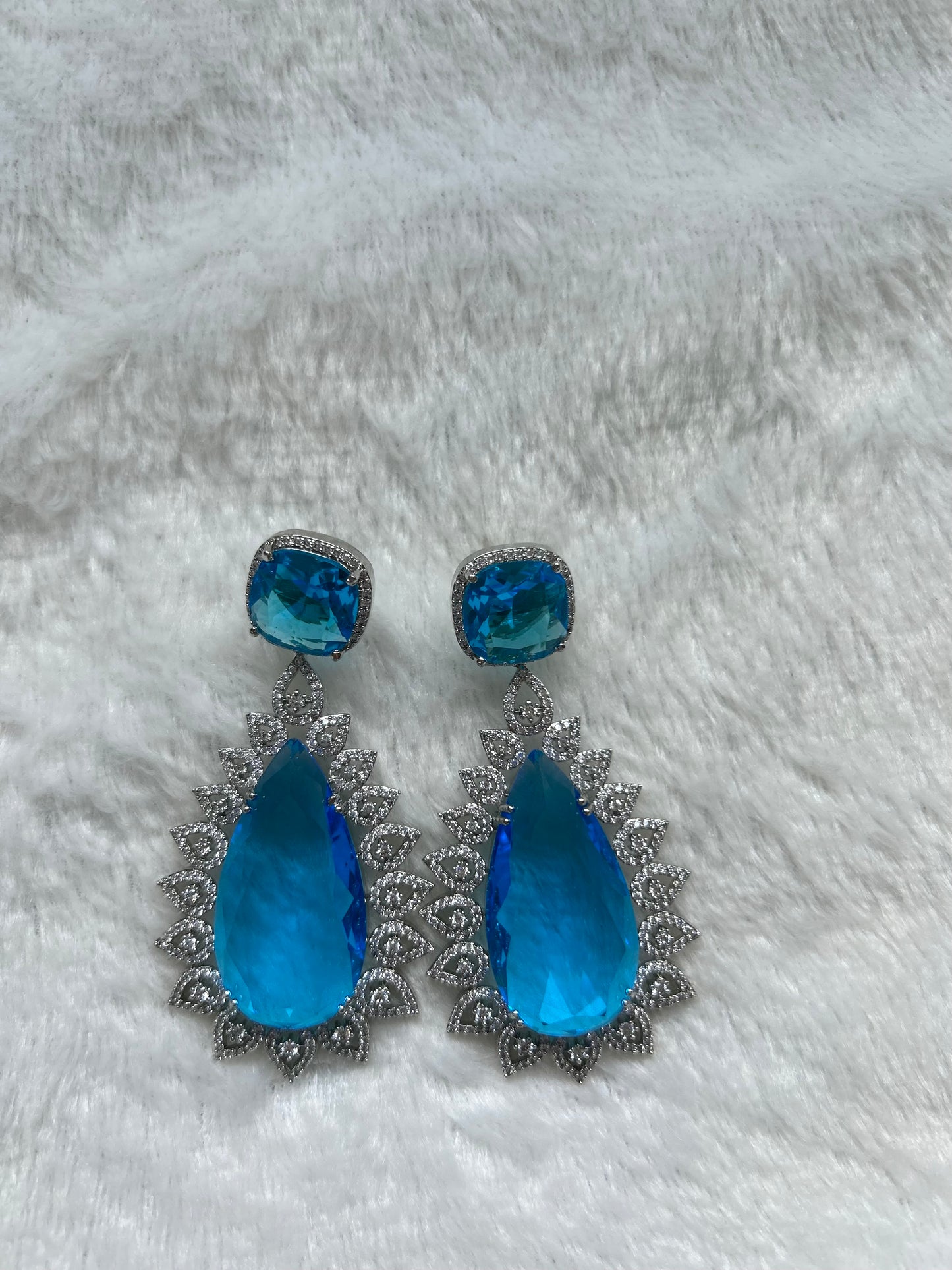AD Blue Earrings