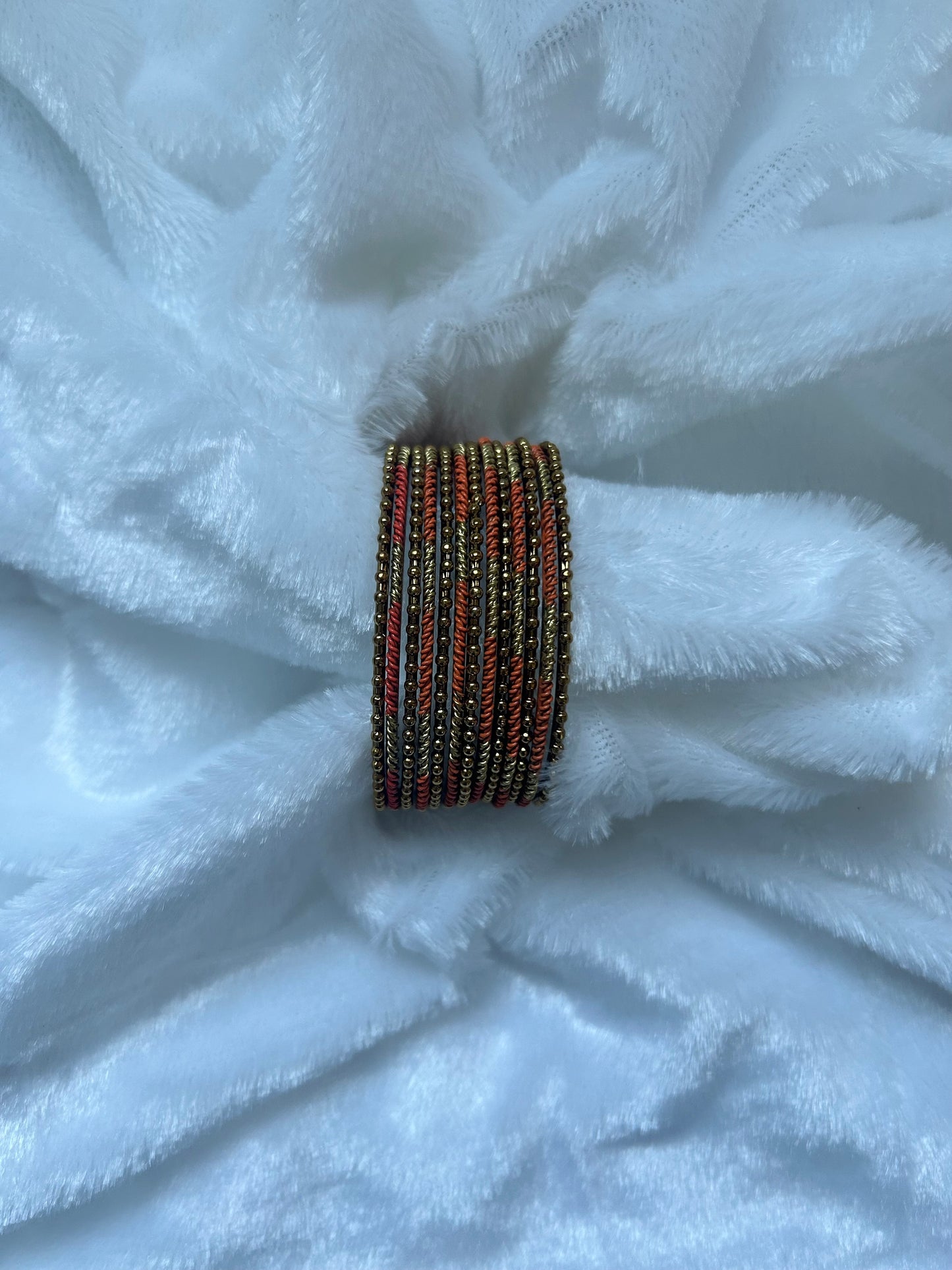 Orange & Gold Bangles