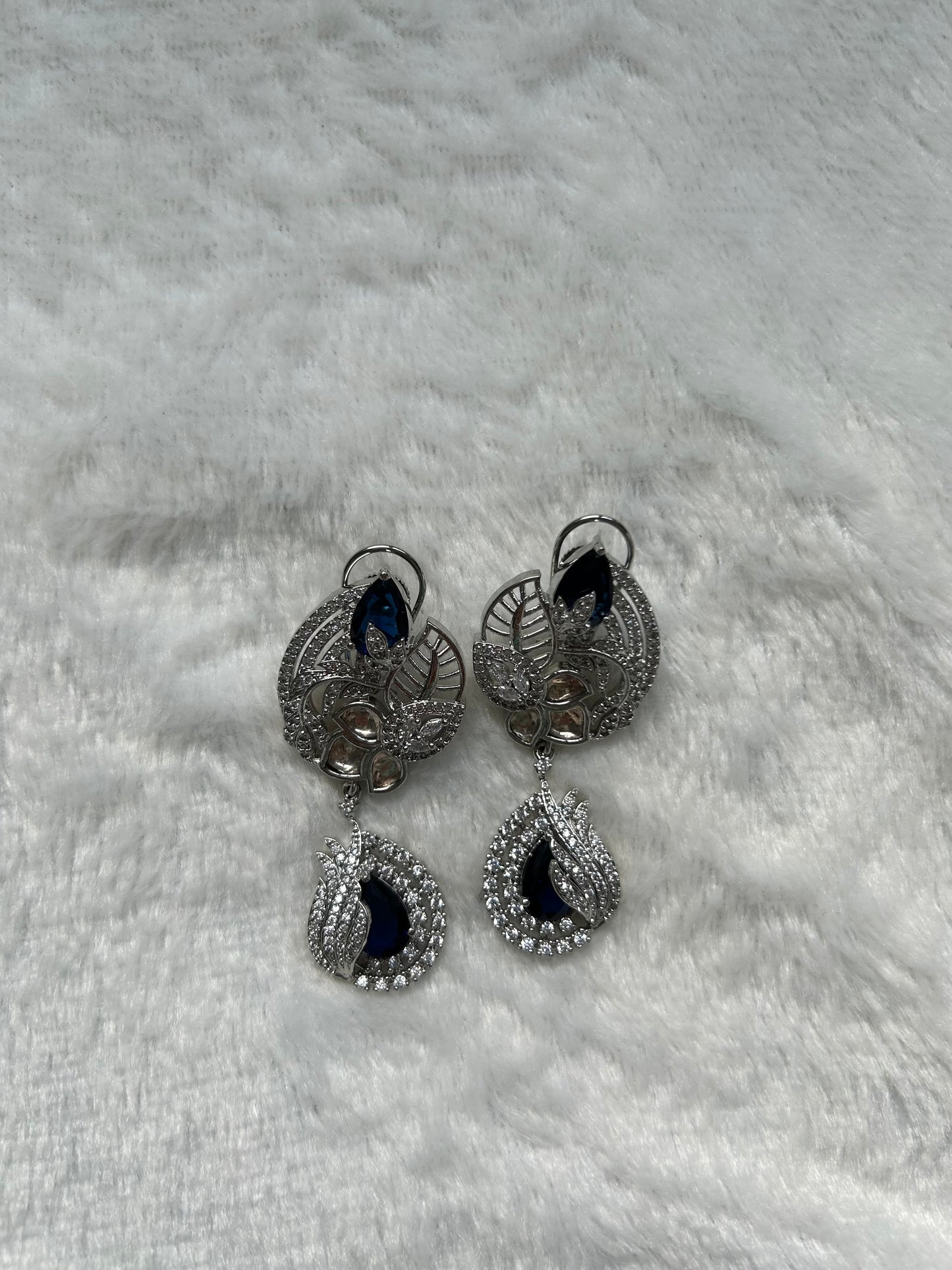 Royal Blue AD Earrings