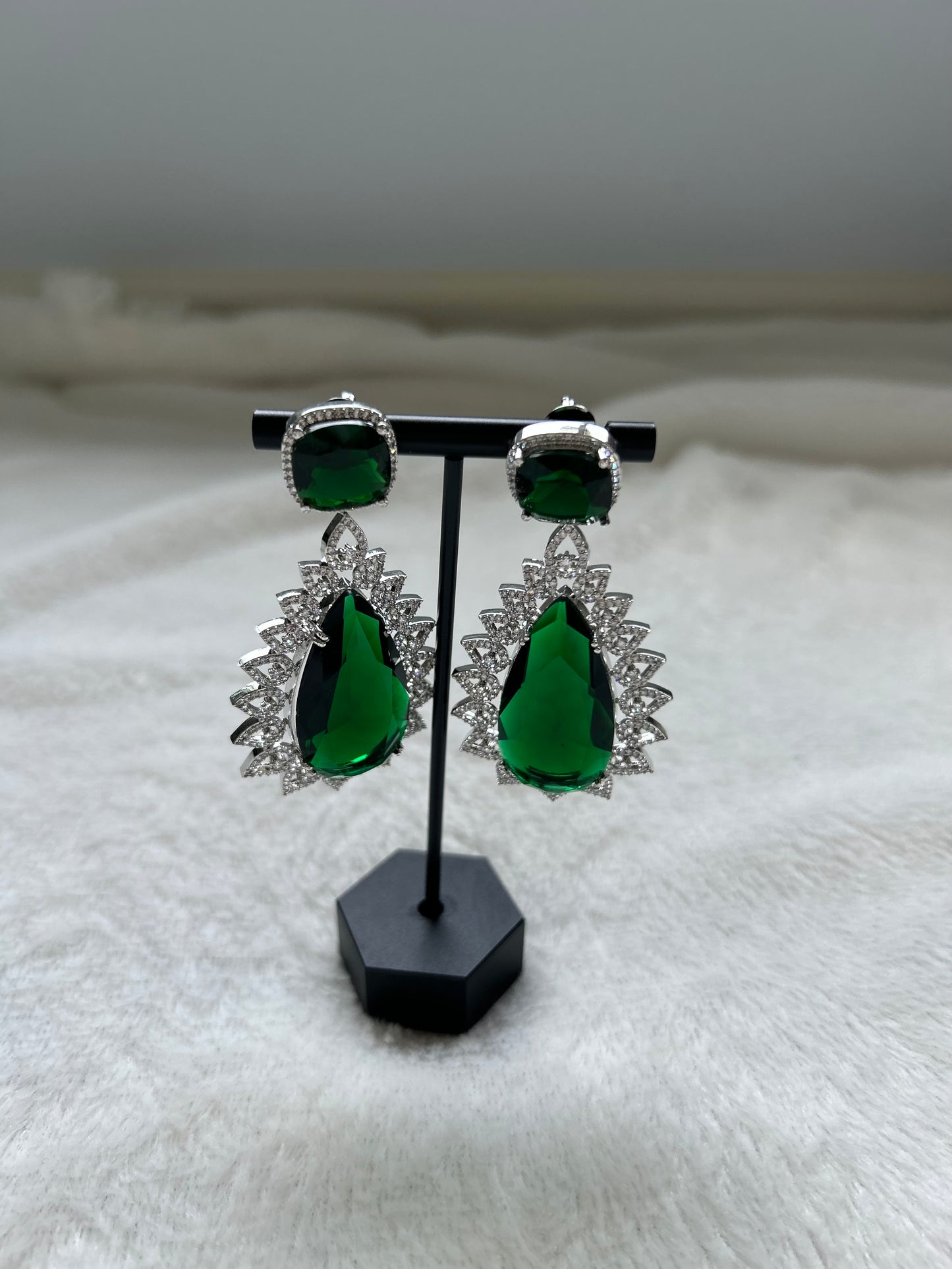 AD Green Earrings