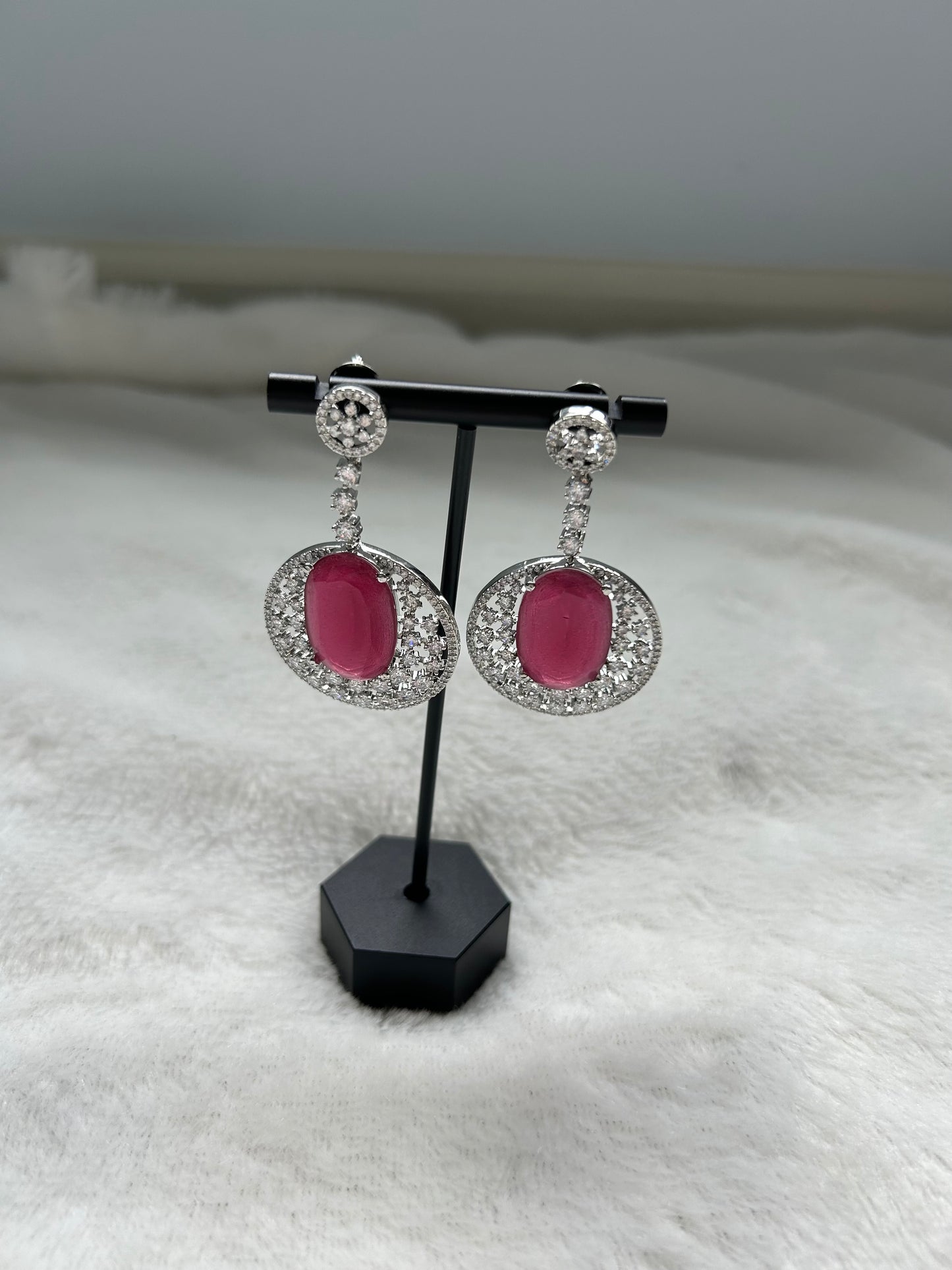AD Red Earrings