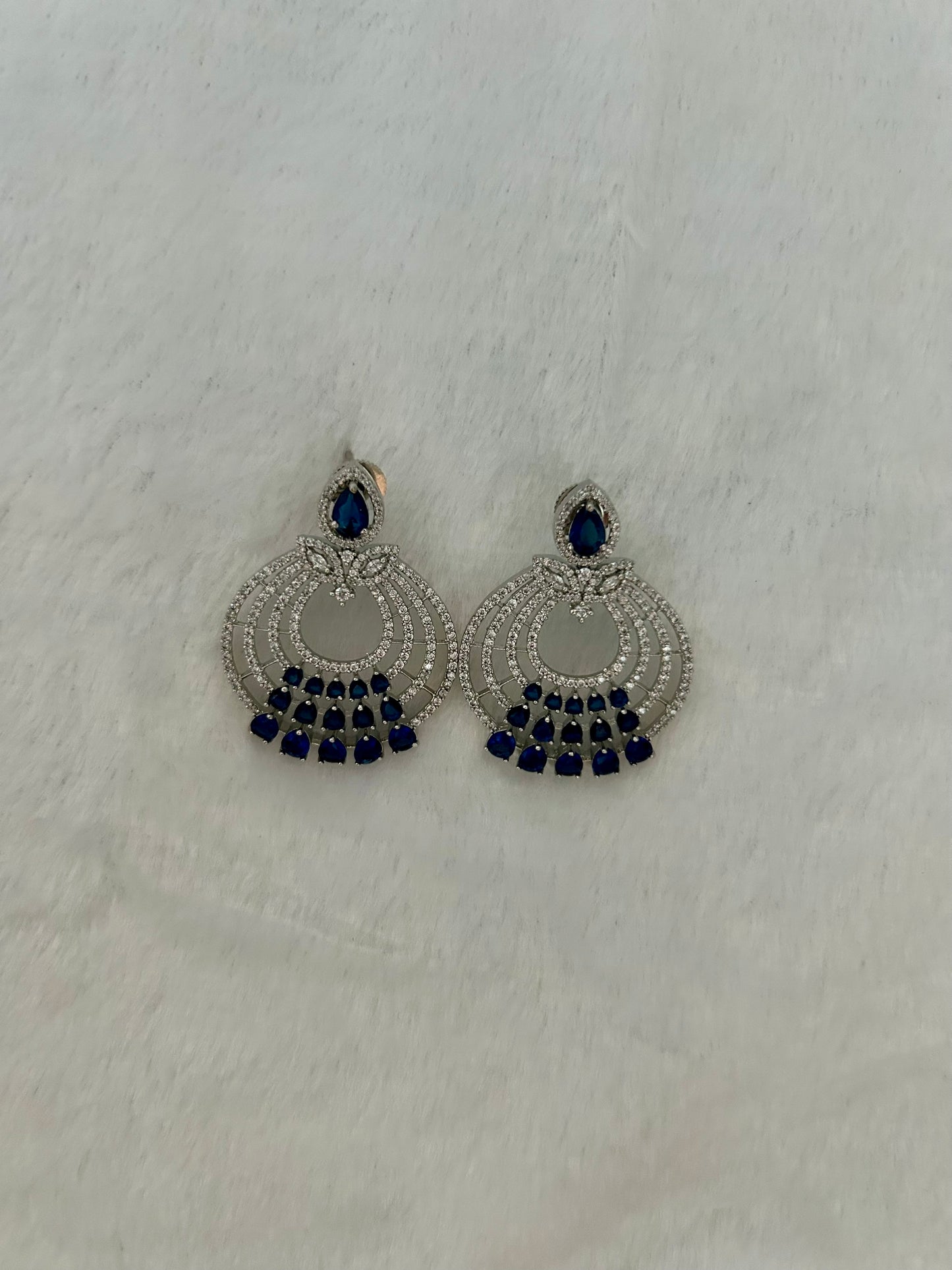 AD Blue Earrings