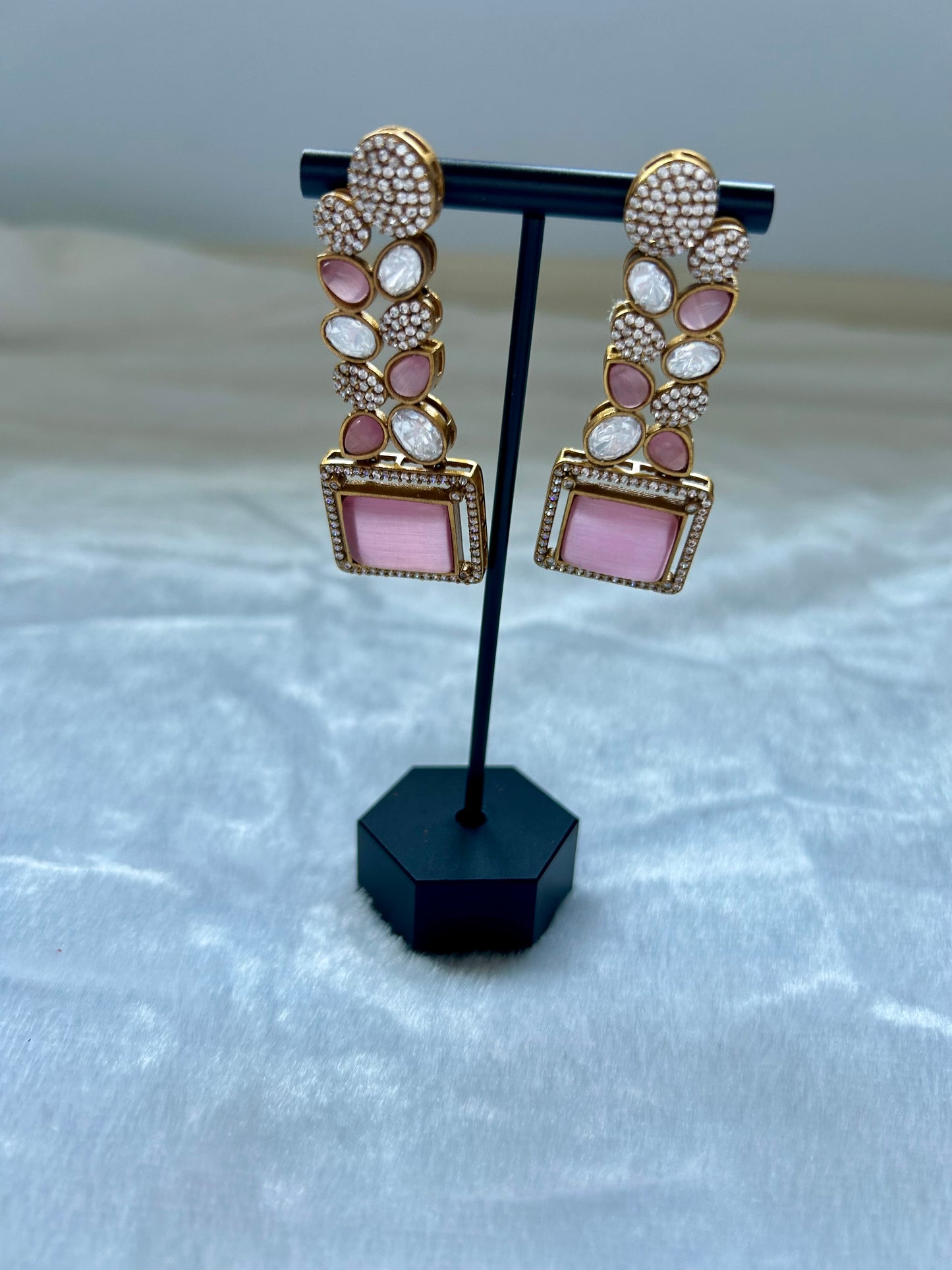 Pink Doublet Earrings