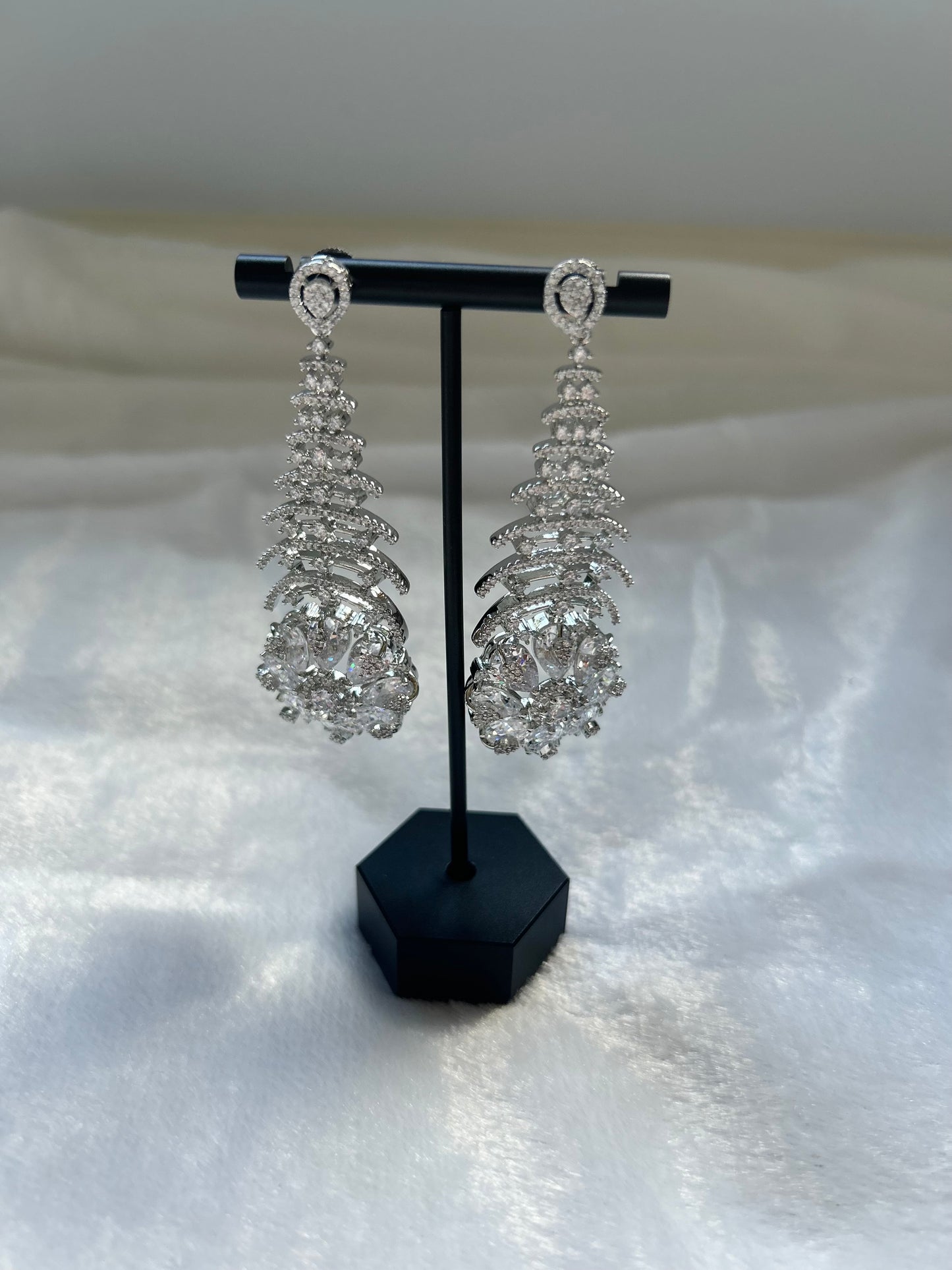 AD Silver Earrings