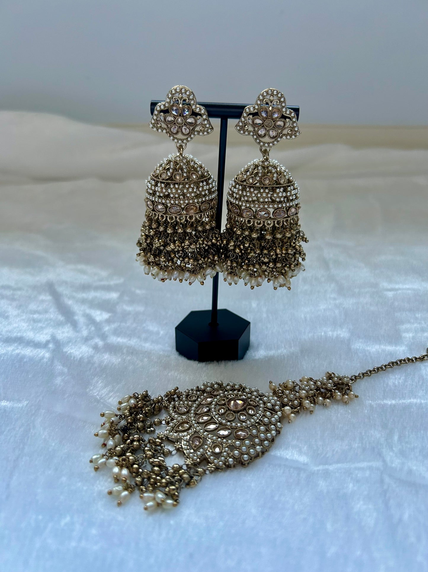 Bronze Polki Tikka Set