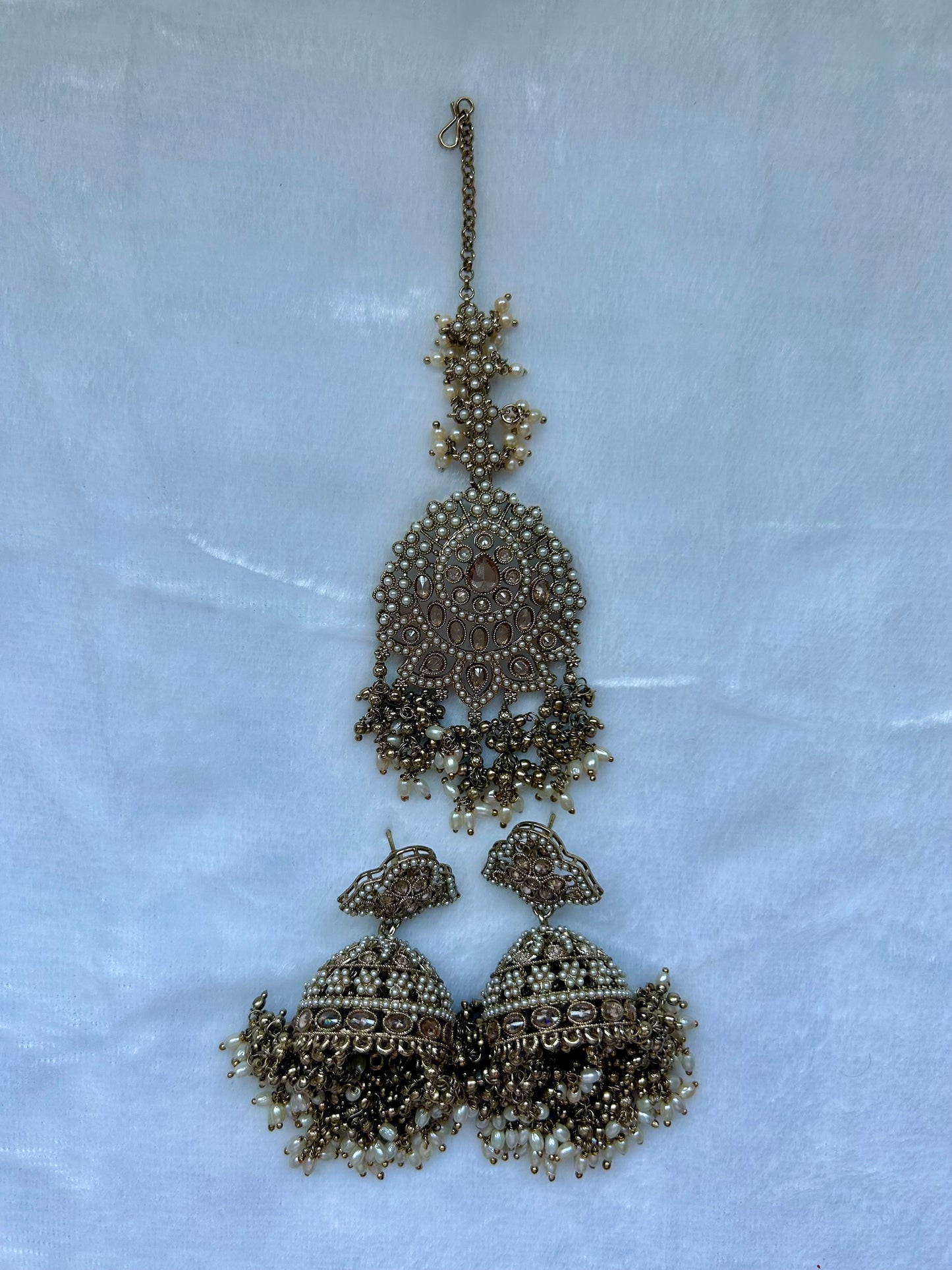Bronze Polki Tikka Set