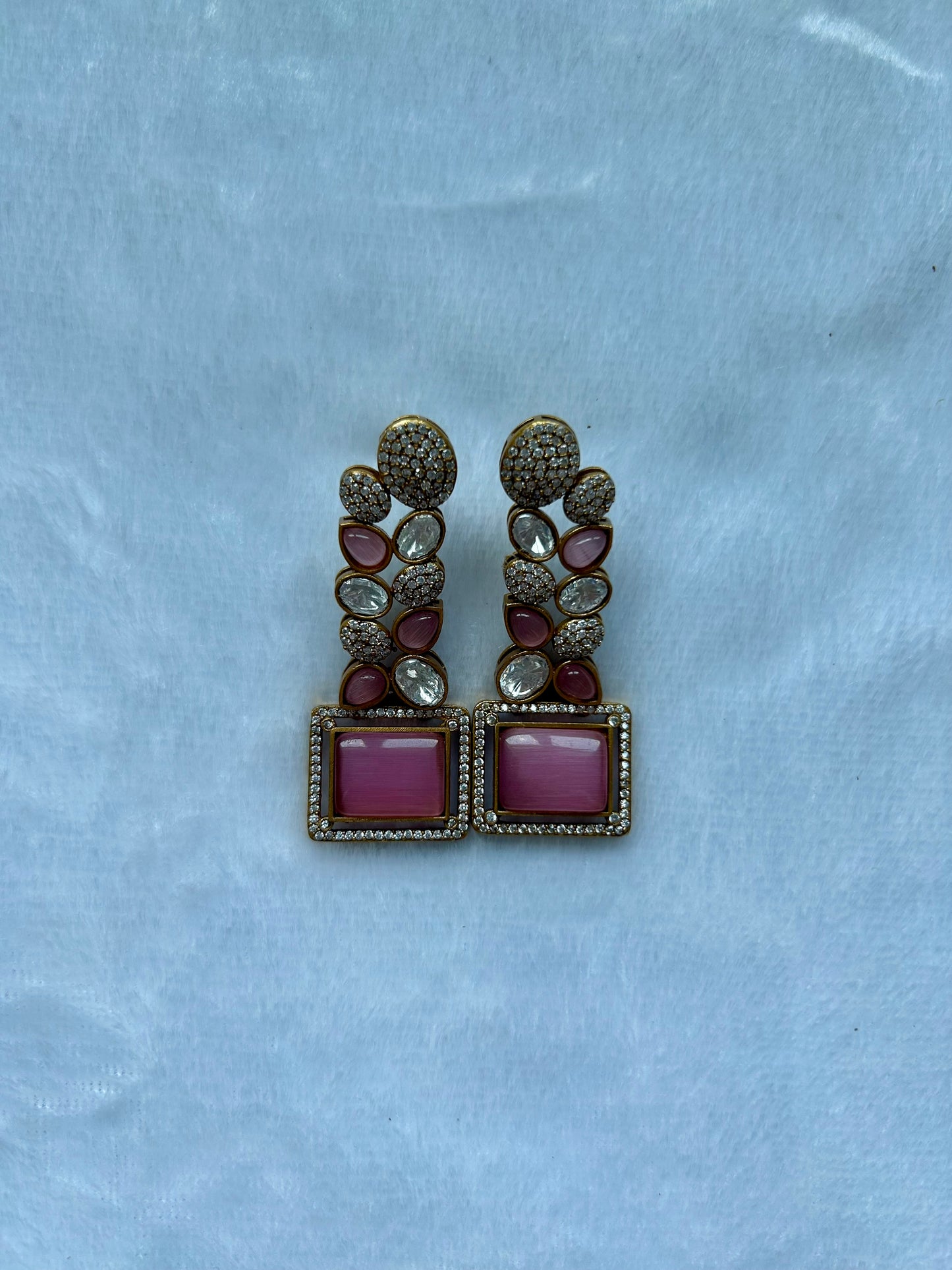 Pink Doublet Earrings