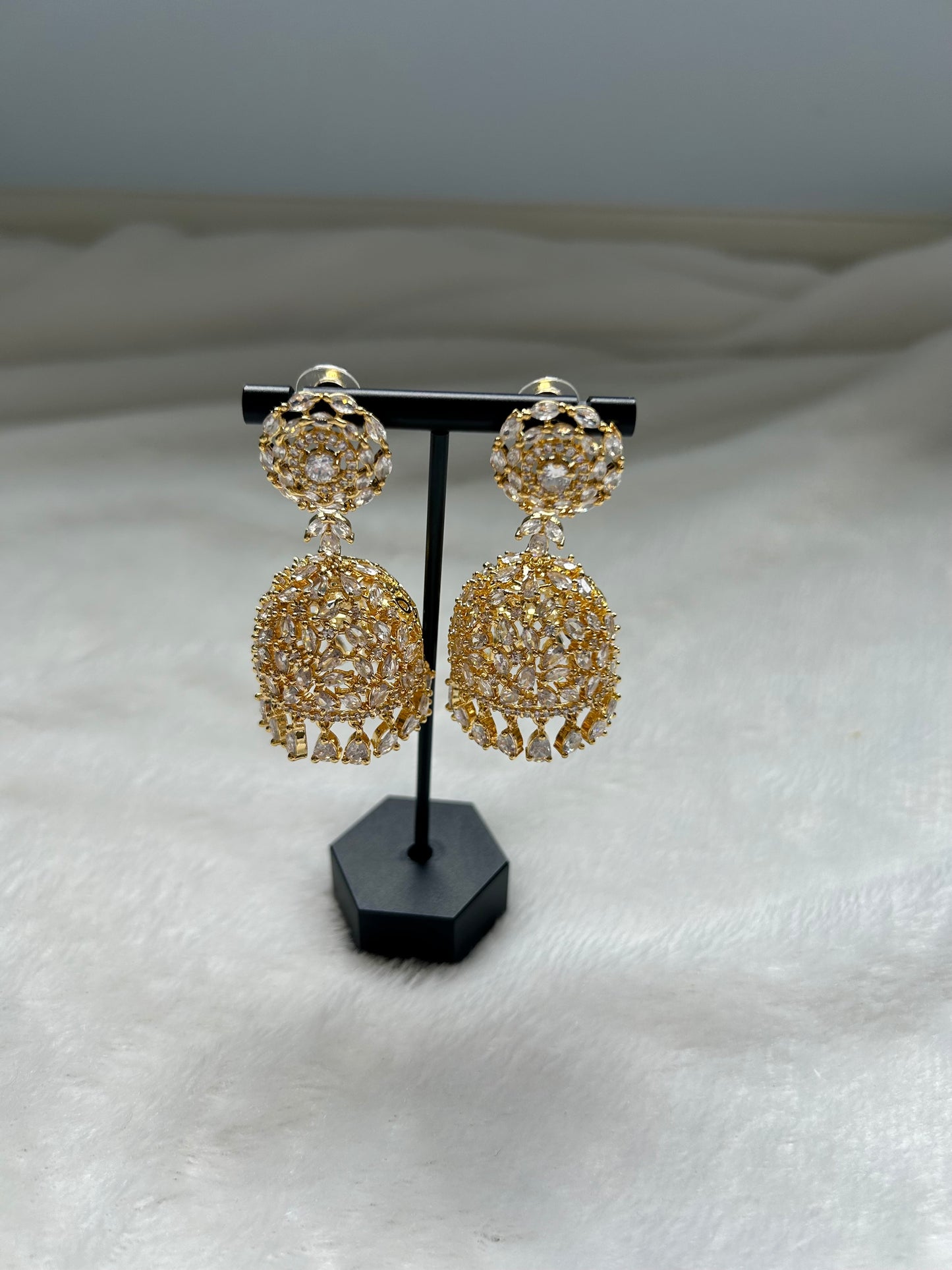 AD Gold Jhumkas