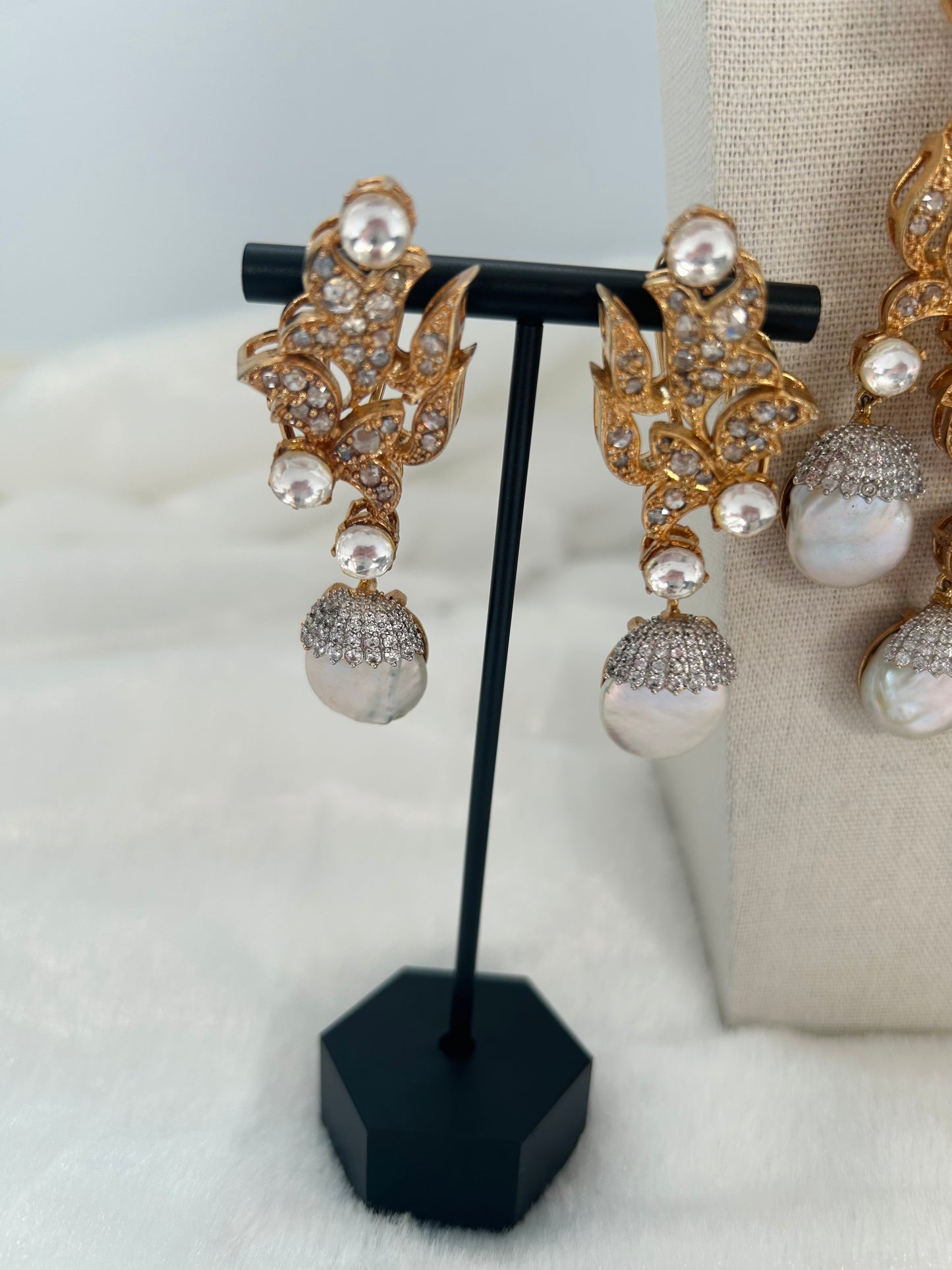 Designer Pearl Barok Necklace Set
