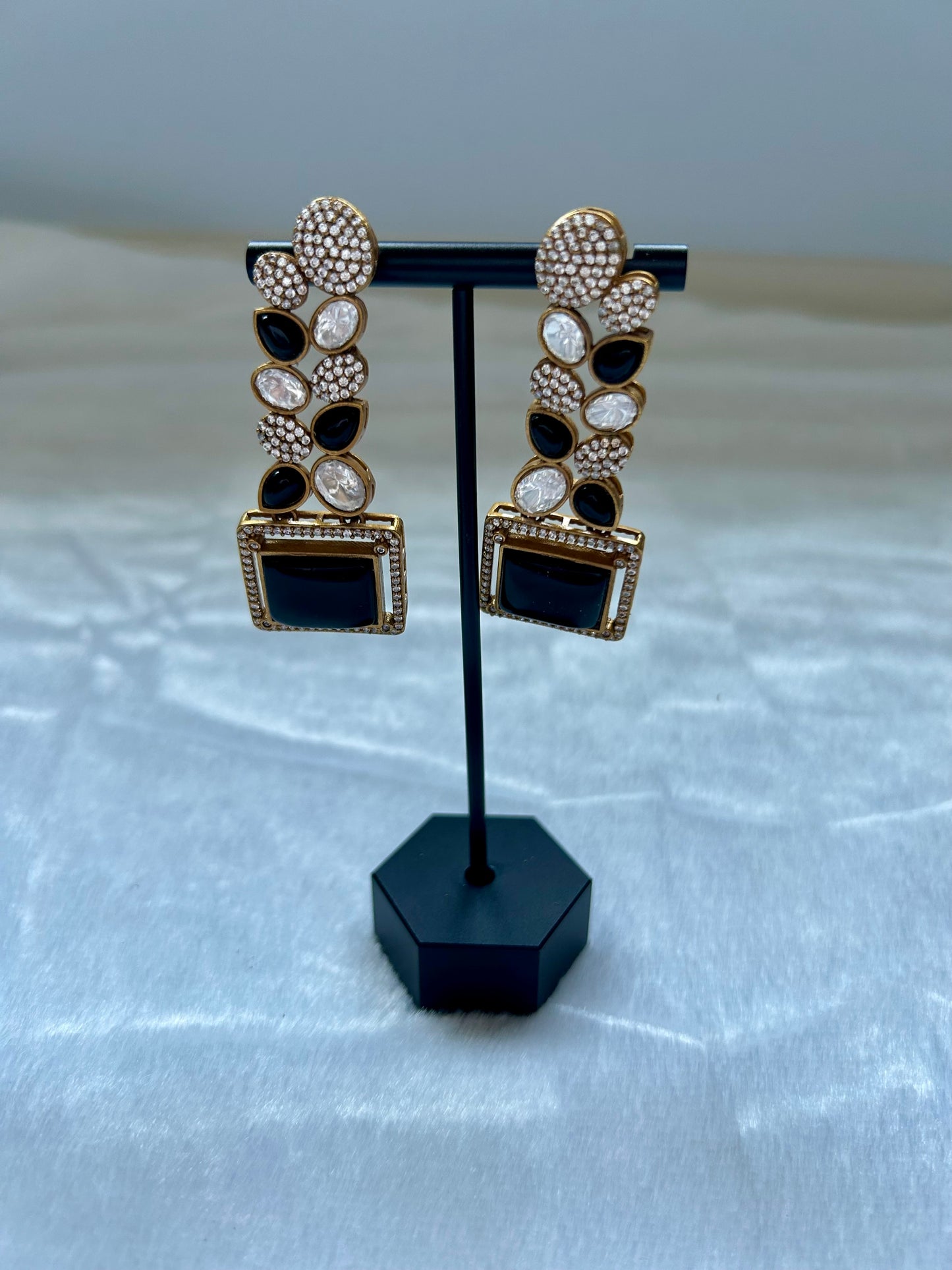 Black Doublet Earrings