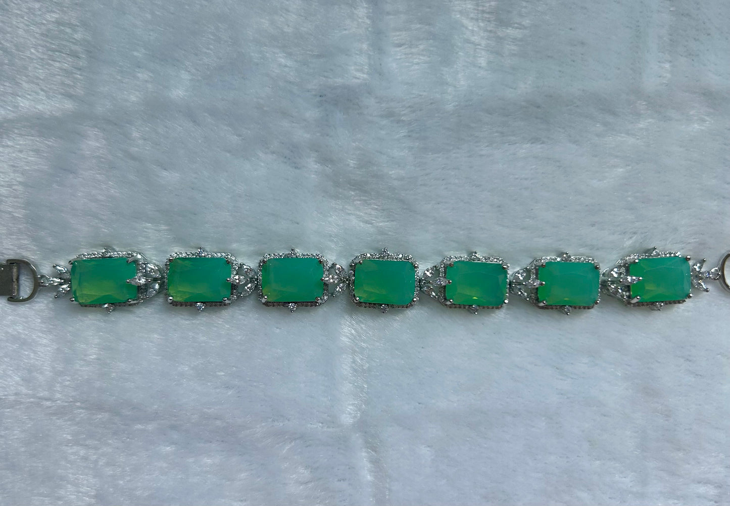 Sea Green CZ Bracelet