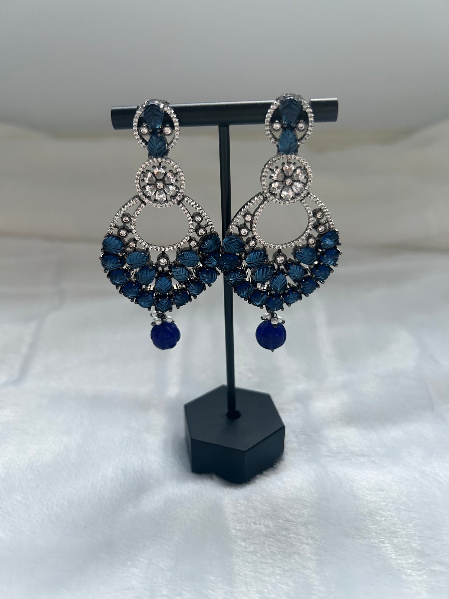 AD Navy Blue Earrings