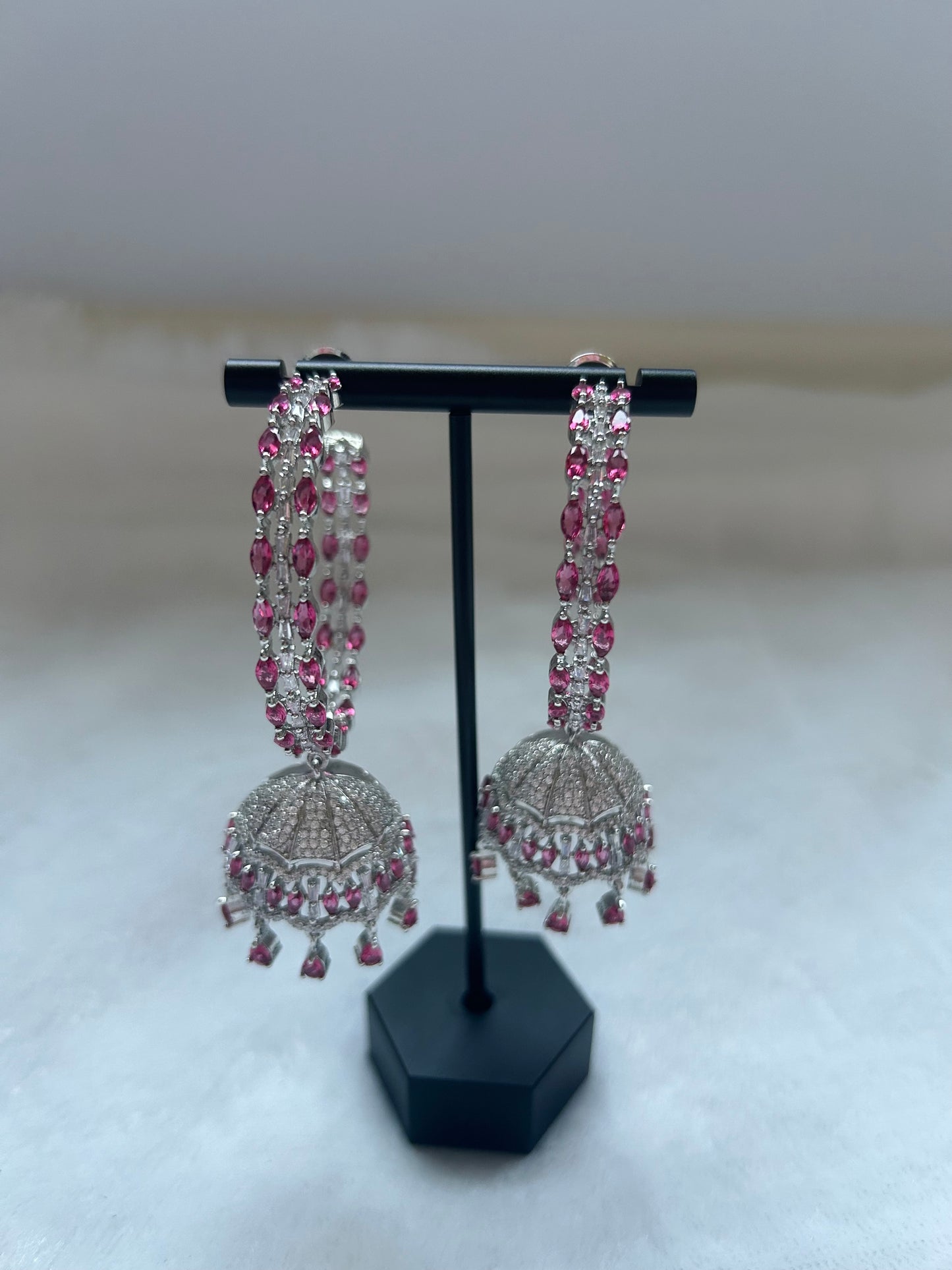 AD Dark Purple Jhumka Waliyaan
