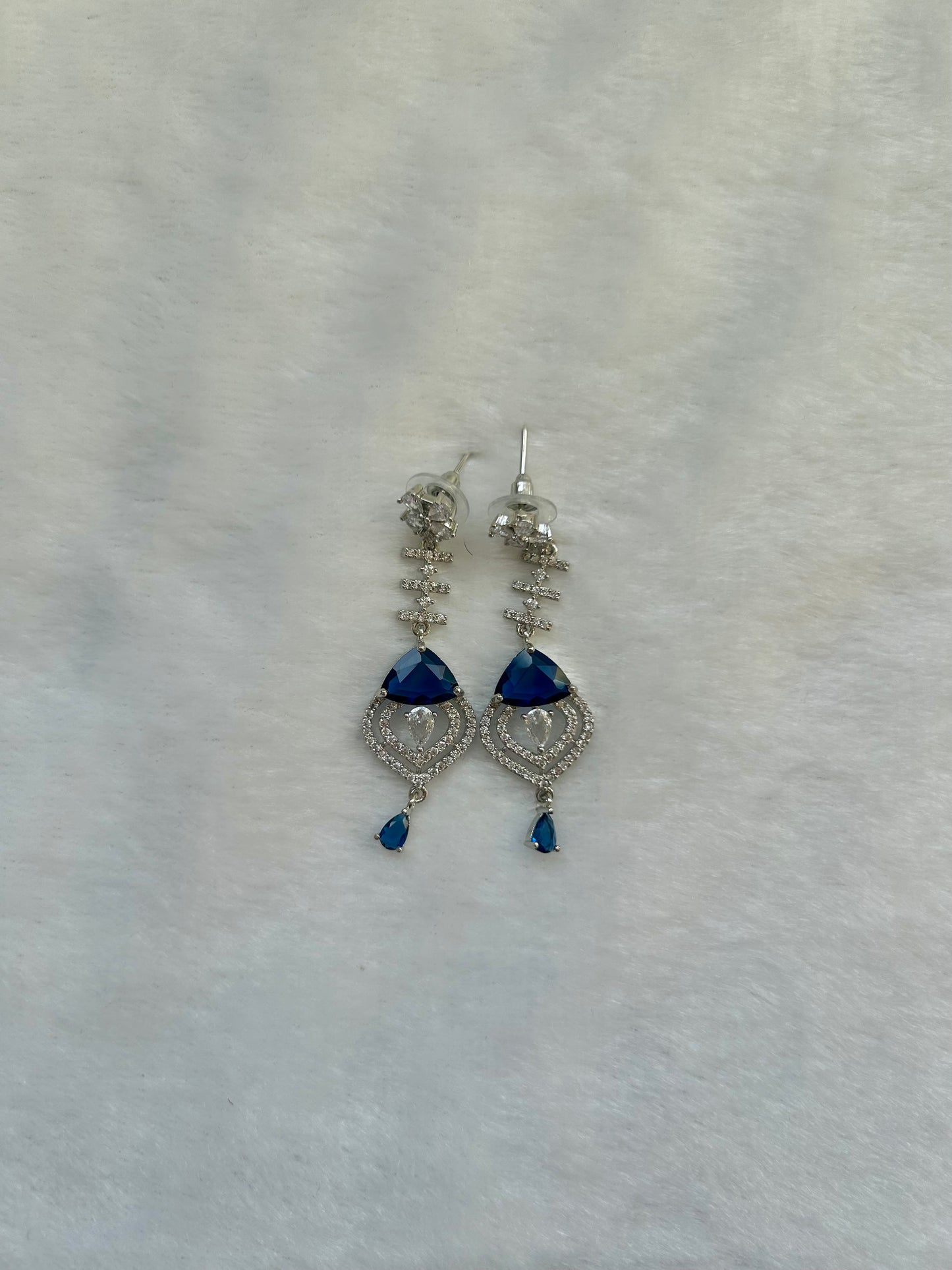 AD Blue Earrings