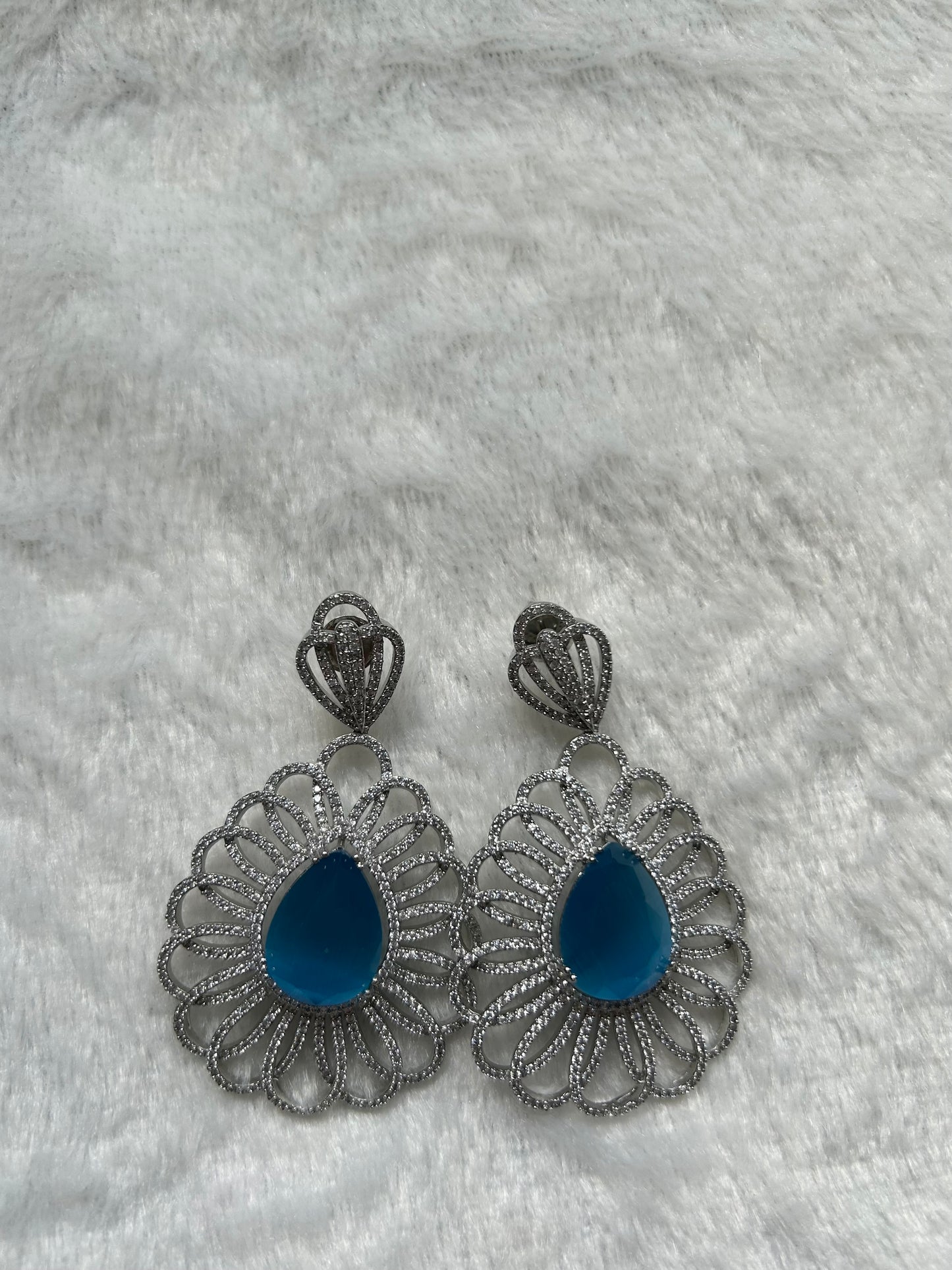 AD Blue Earrings
