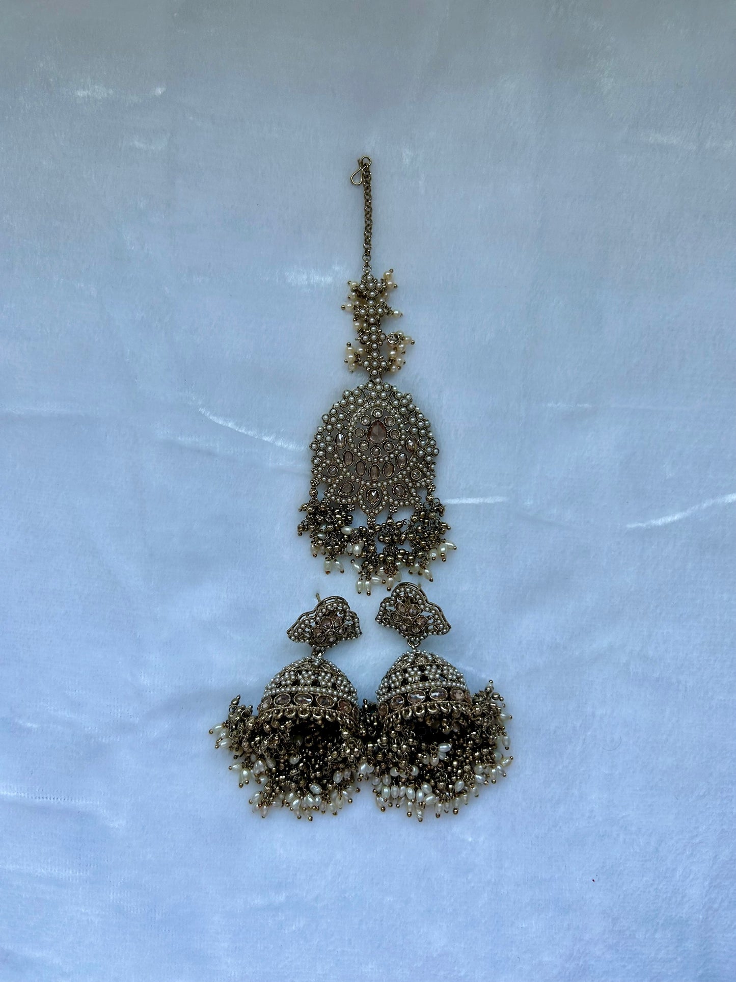 Bronze Polki Tikka Set