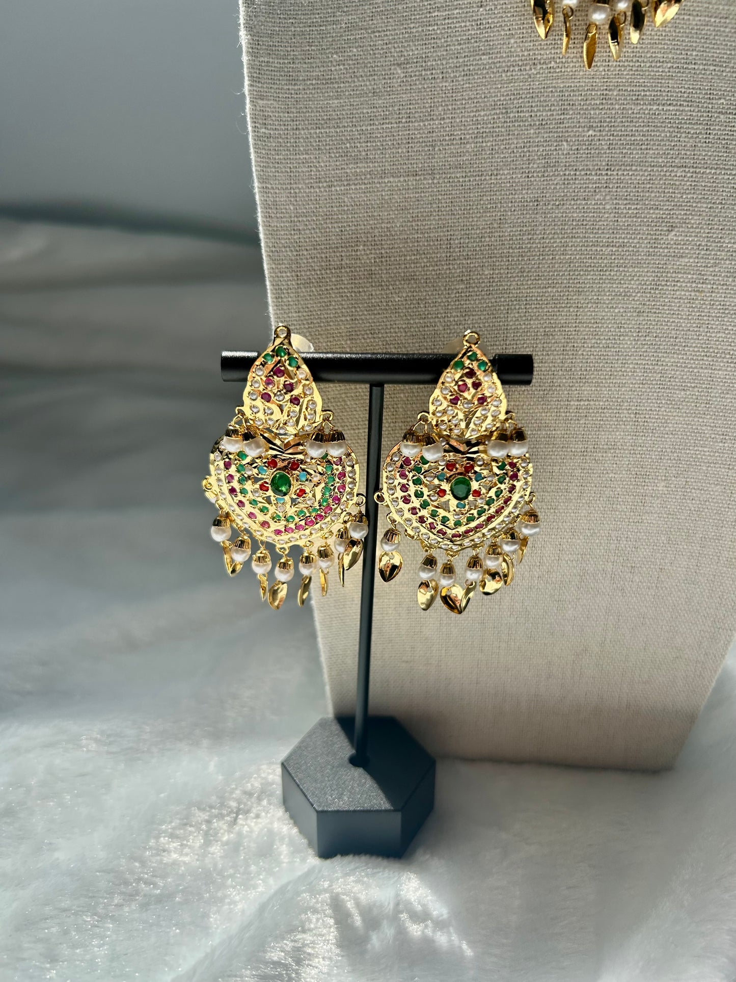 Multi Jadau Kundan Necklace Set