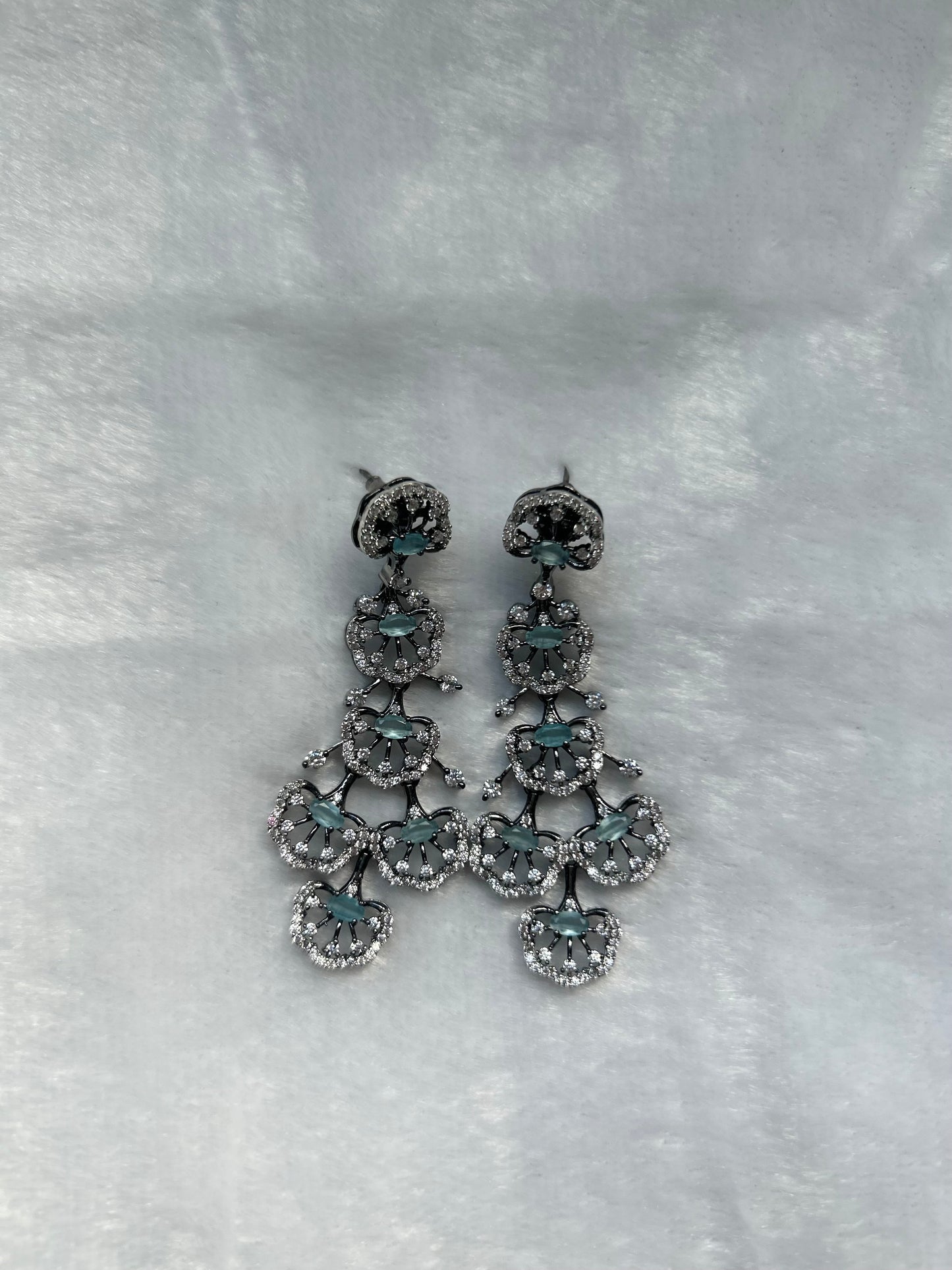 AD Mint Blue Earrings