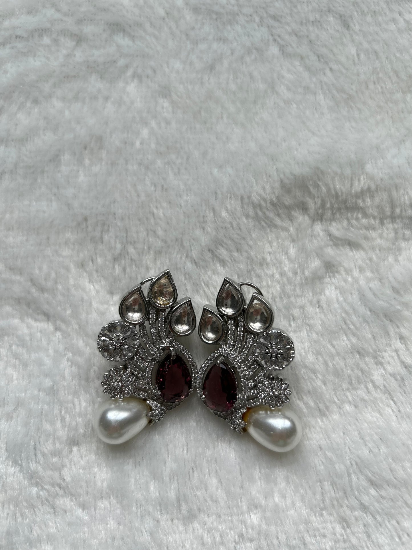 AD Dark Red/Purple Studs
