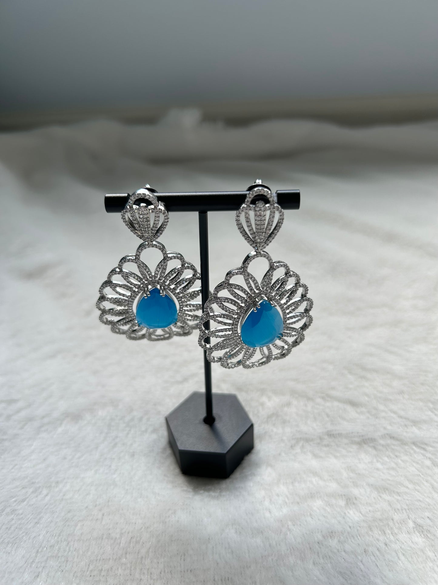 AD Blue Earrings