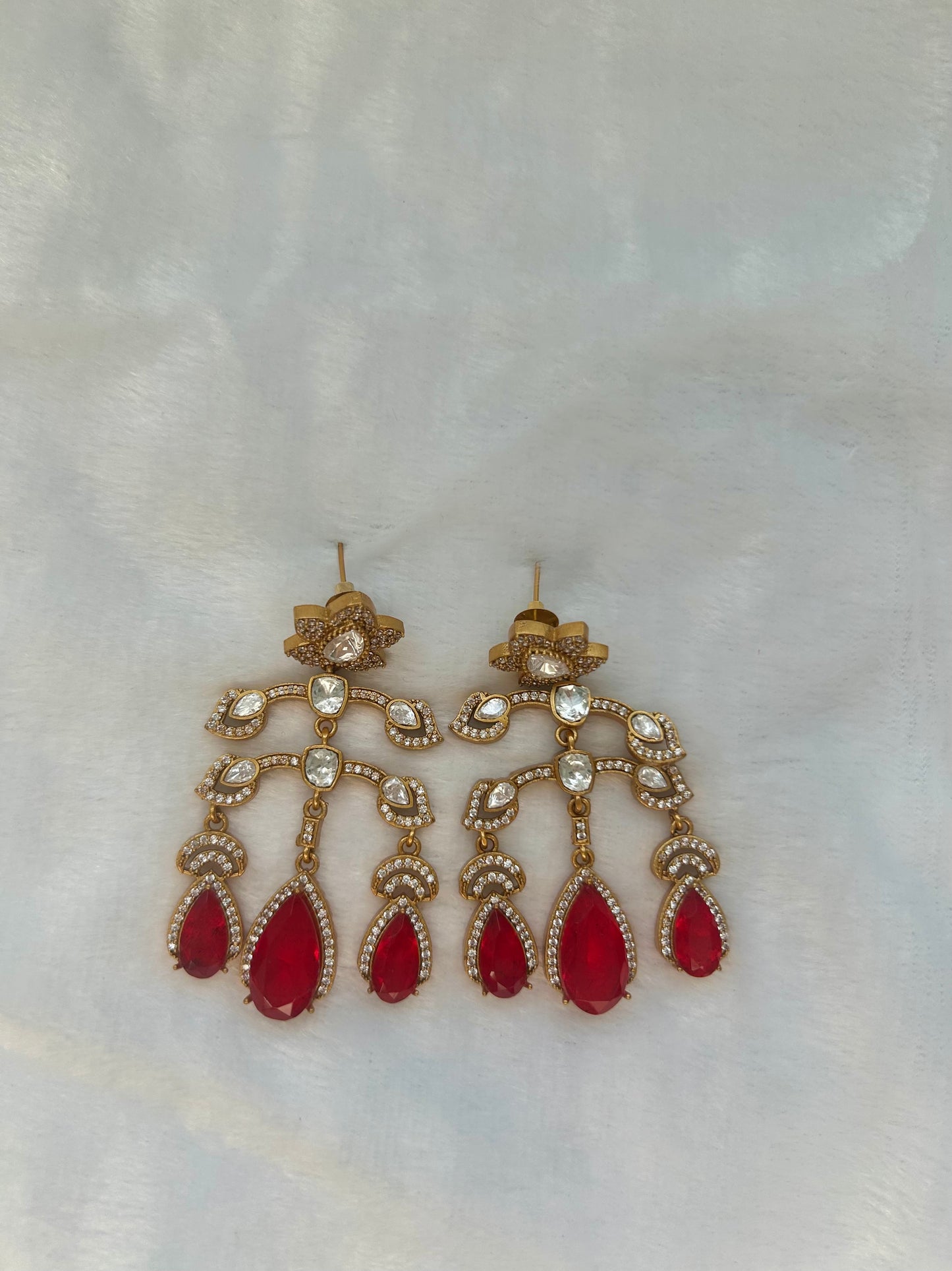 Red Doublet Earrings