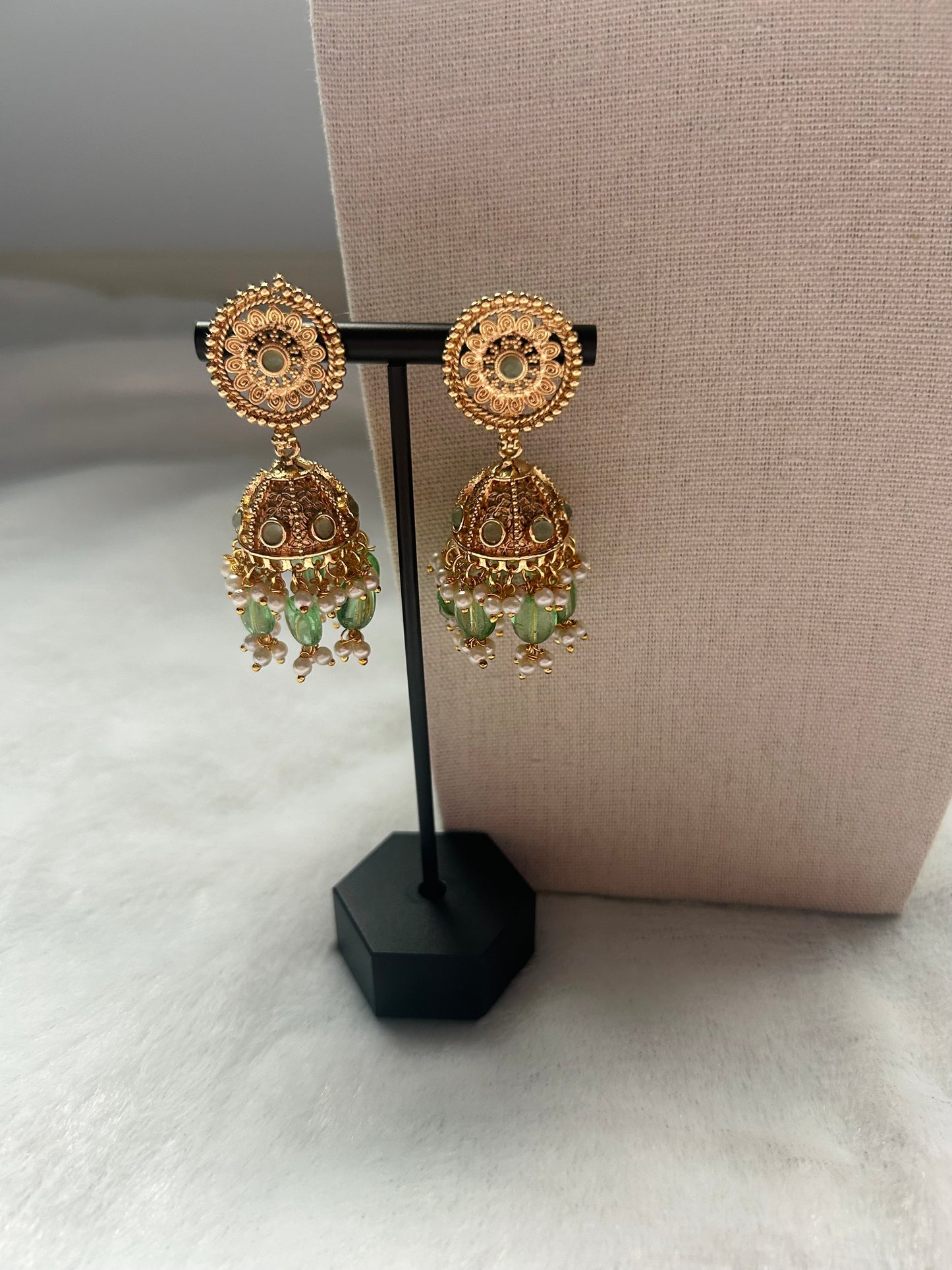 Light Green Gold Crafted Set
