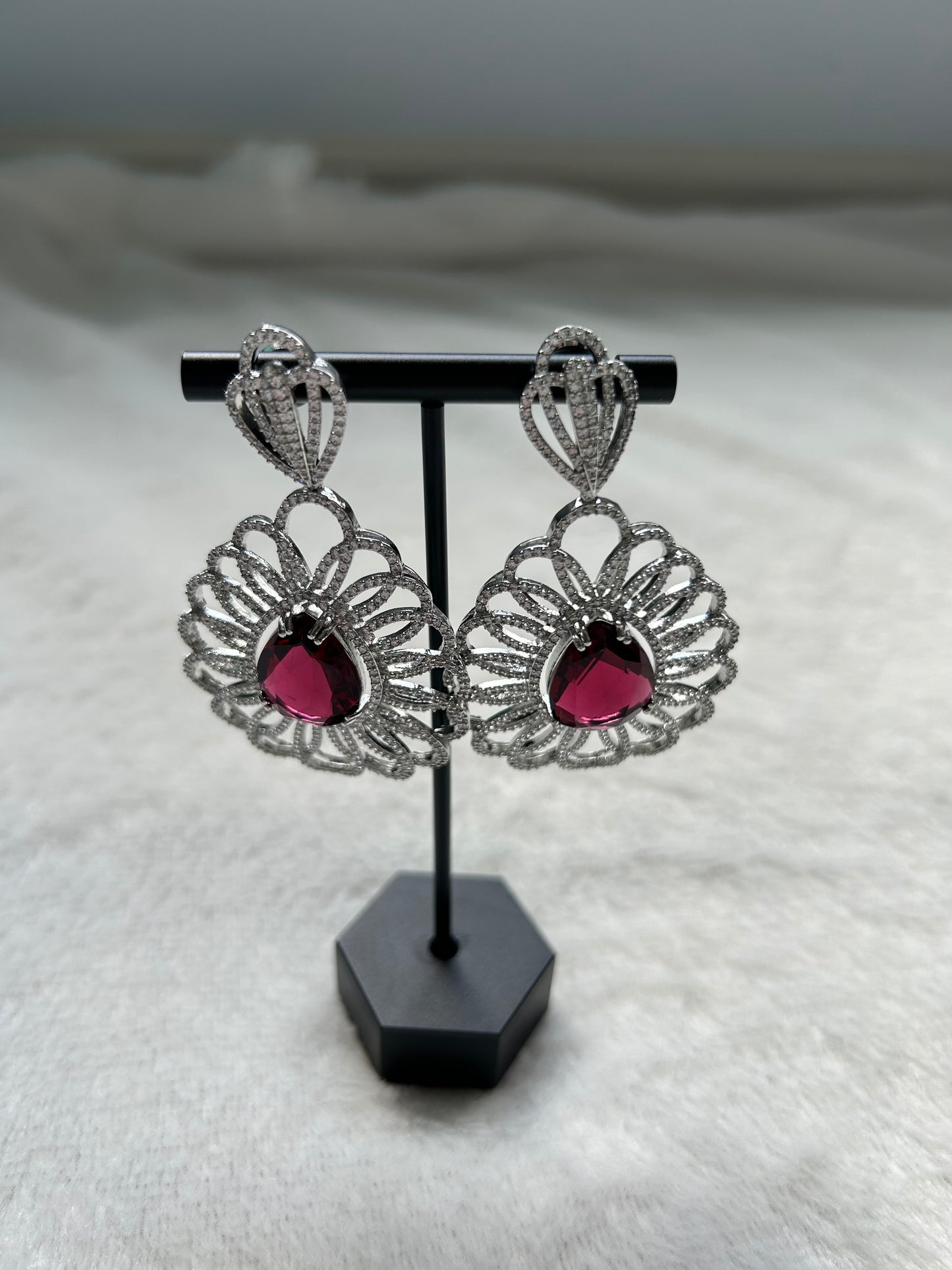 AD Red Earrings