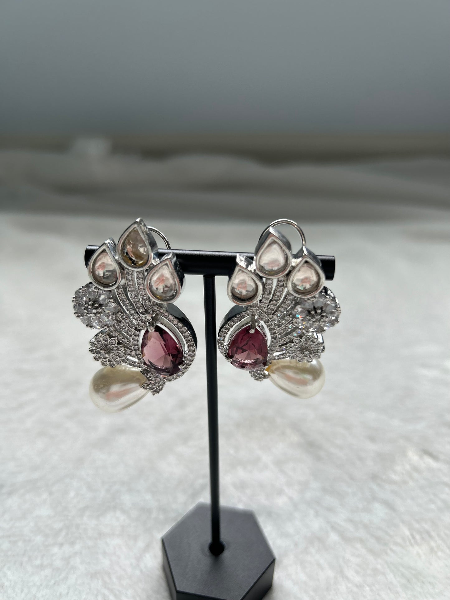 AD Dark Red/Purple Studs