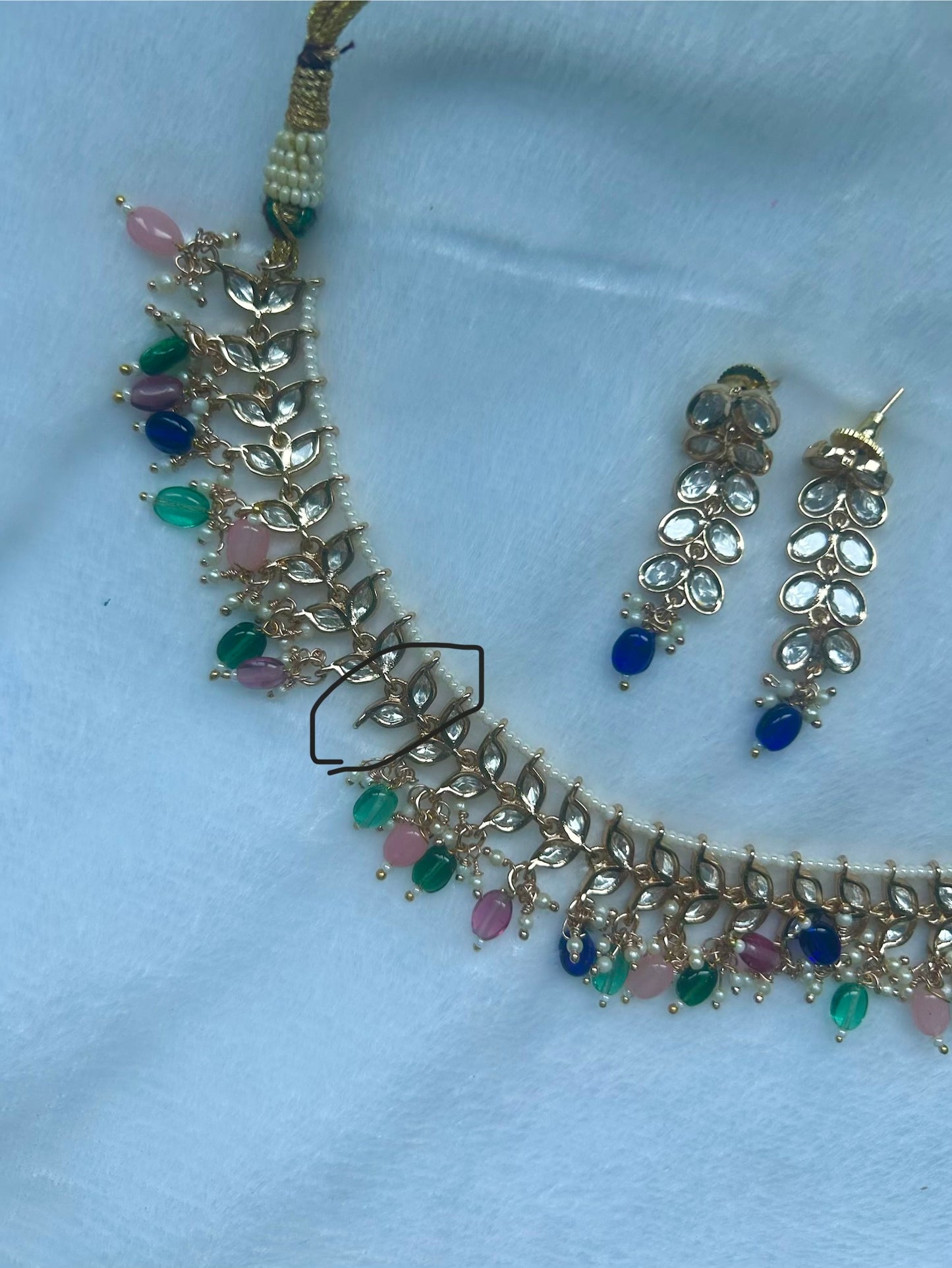 SAMPLE SALE Tyaani Kundan Choker Set