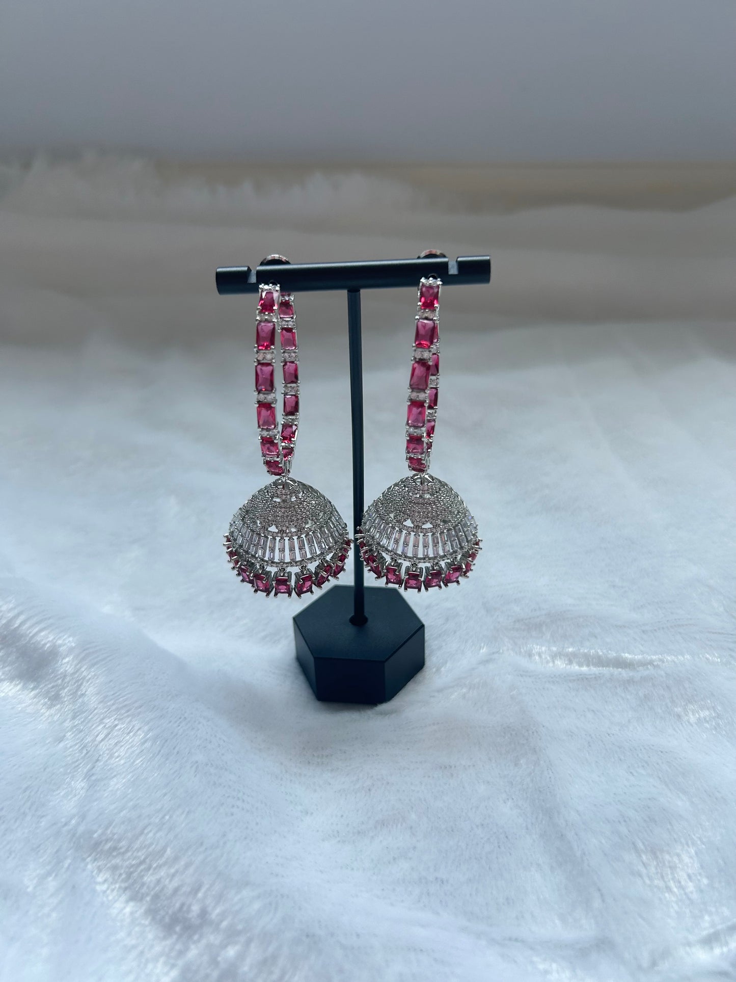 AD Dark Red Jhumka Waliyaan
