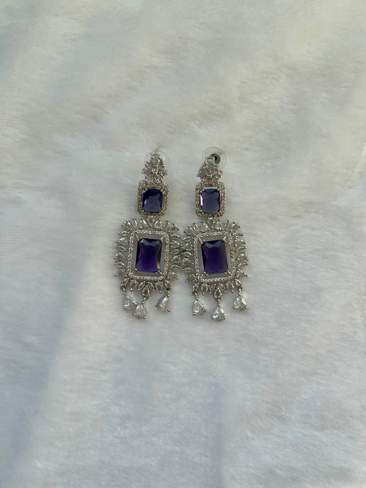AD Purple Earrings