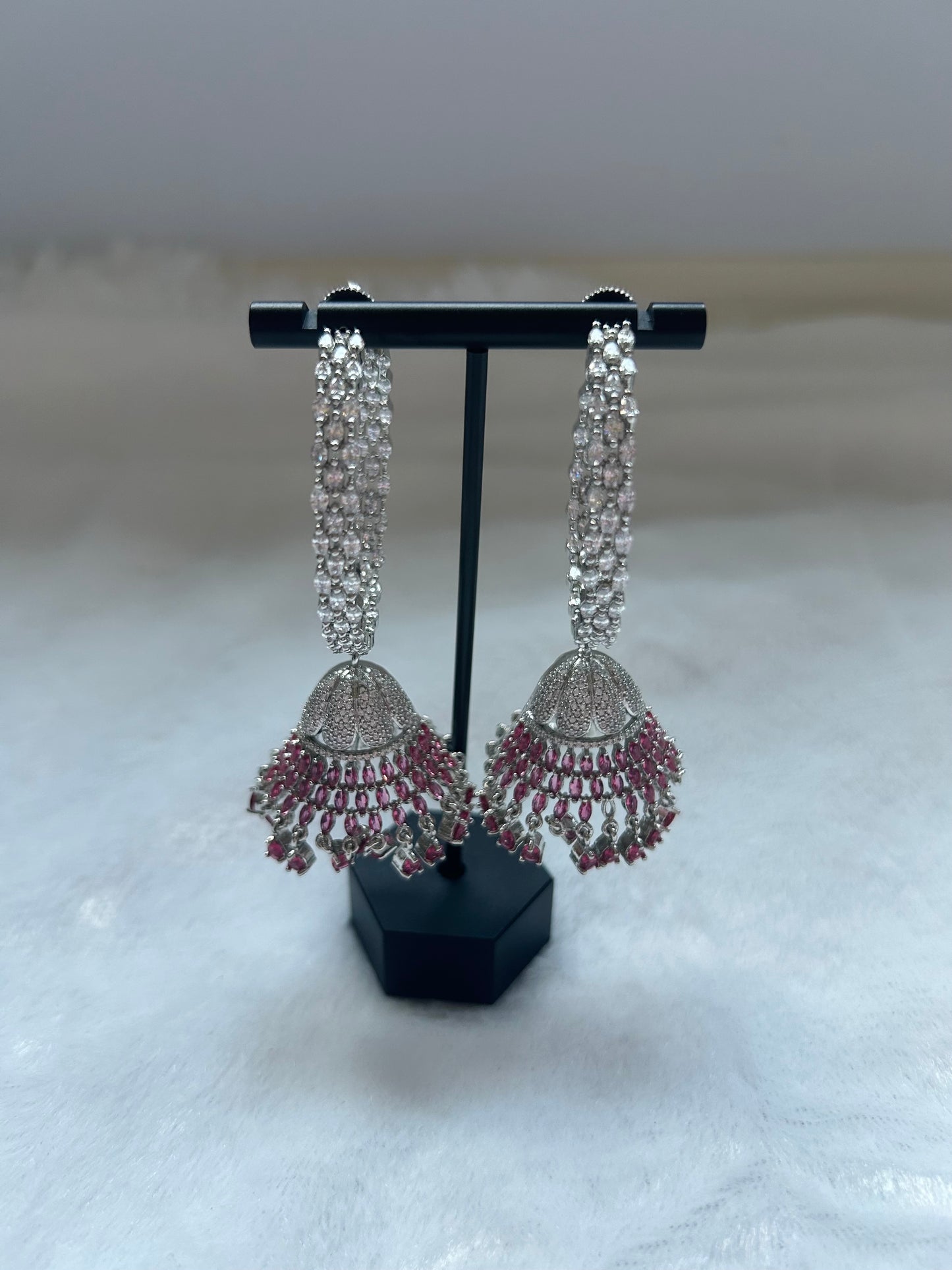 AD Dark Purple Jhumka Waliyaan