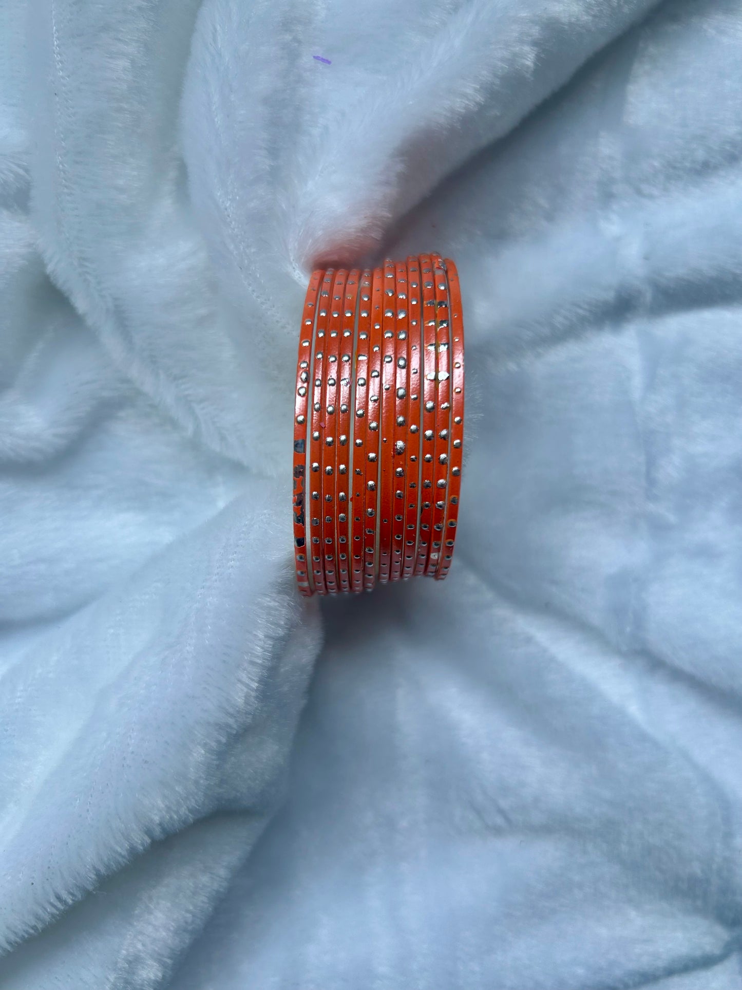 SAMPLE SALE Light Orange Bangles