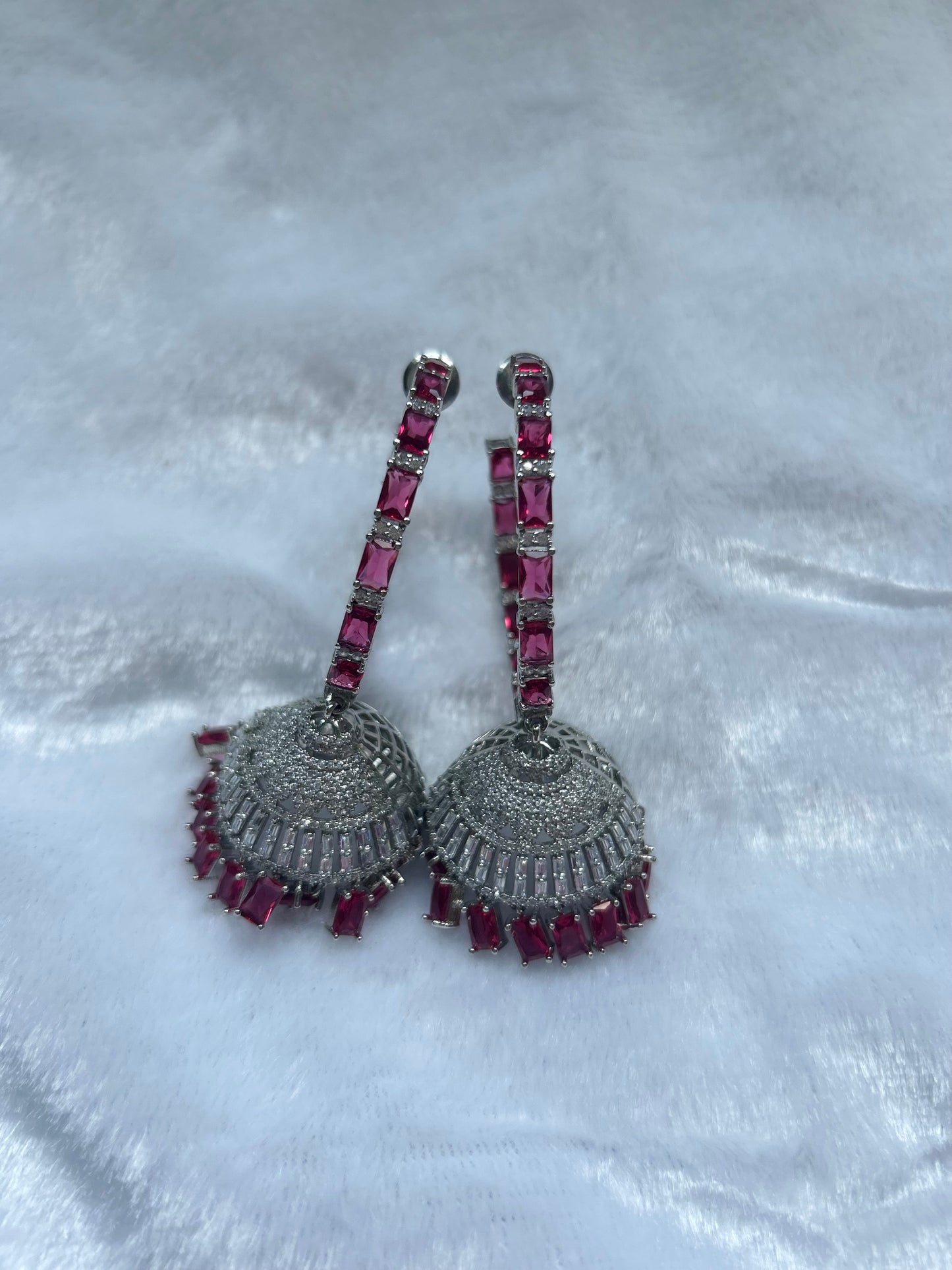 AD Dark Red Jhumka Waliyaan