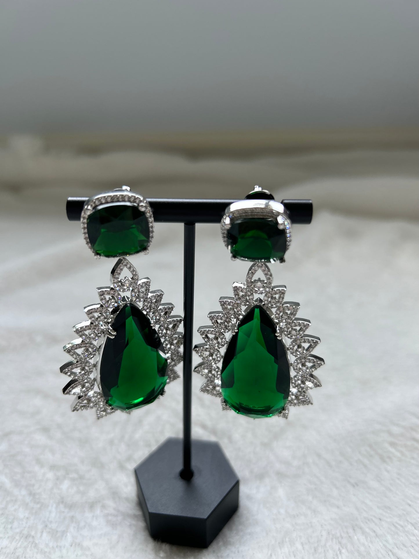 AD Green Earrings