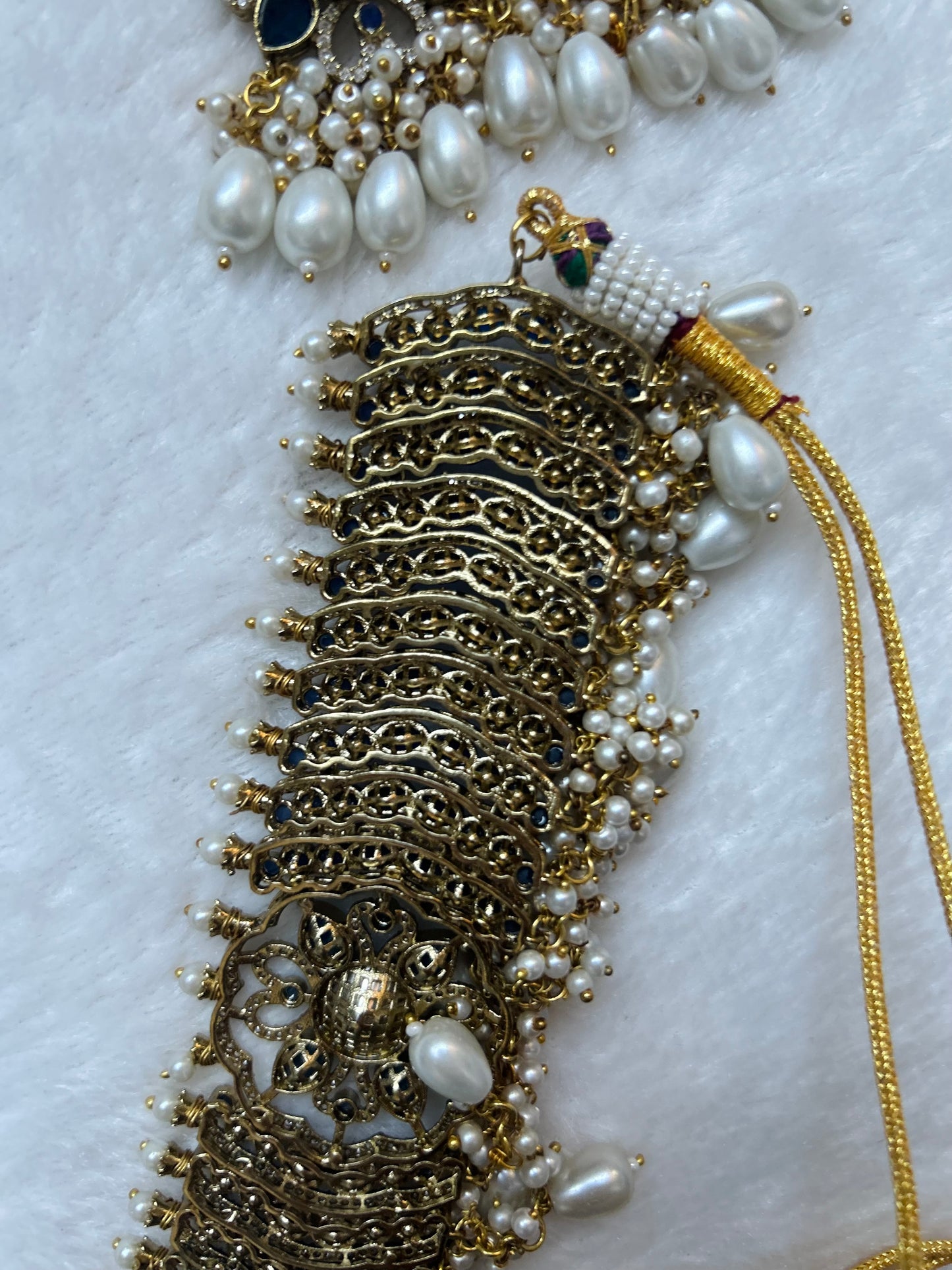 LUXE Navy Blue Choker Set