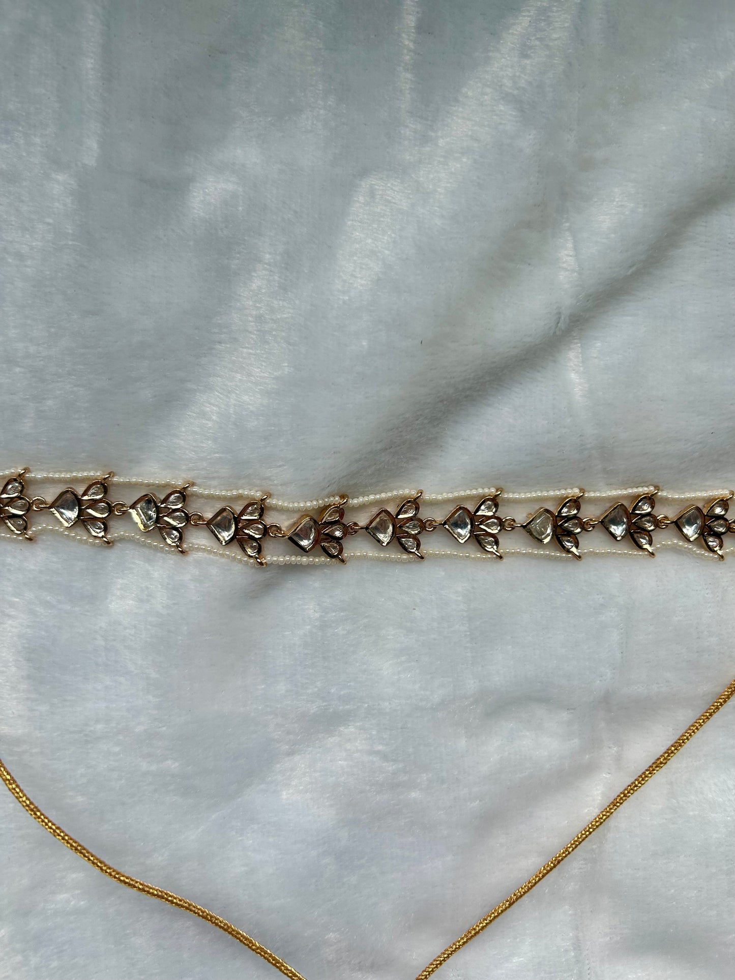 White Tyaani Kundan Choker ONLY