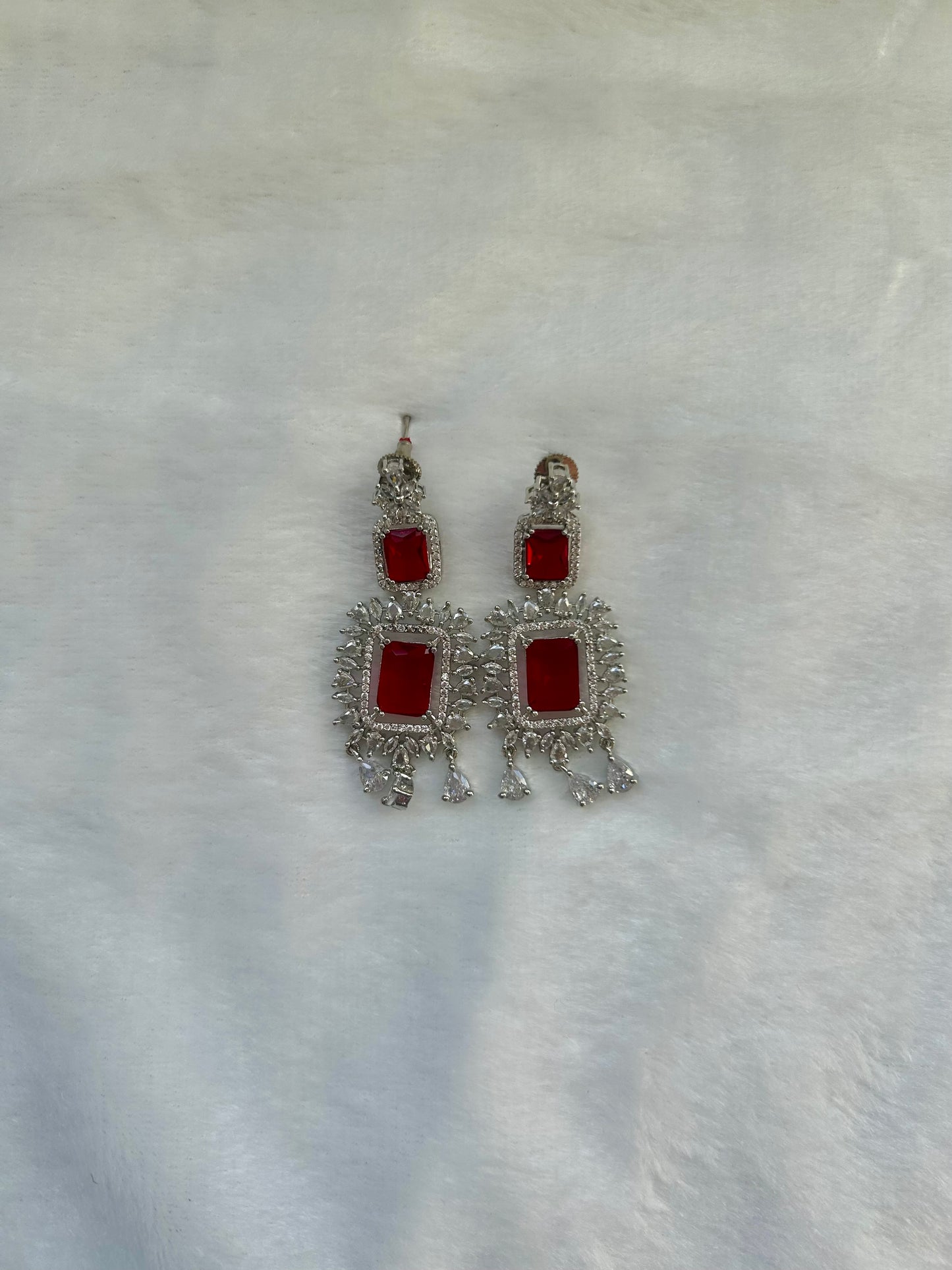AD Red Earrings