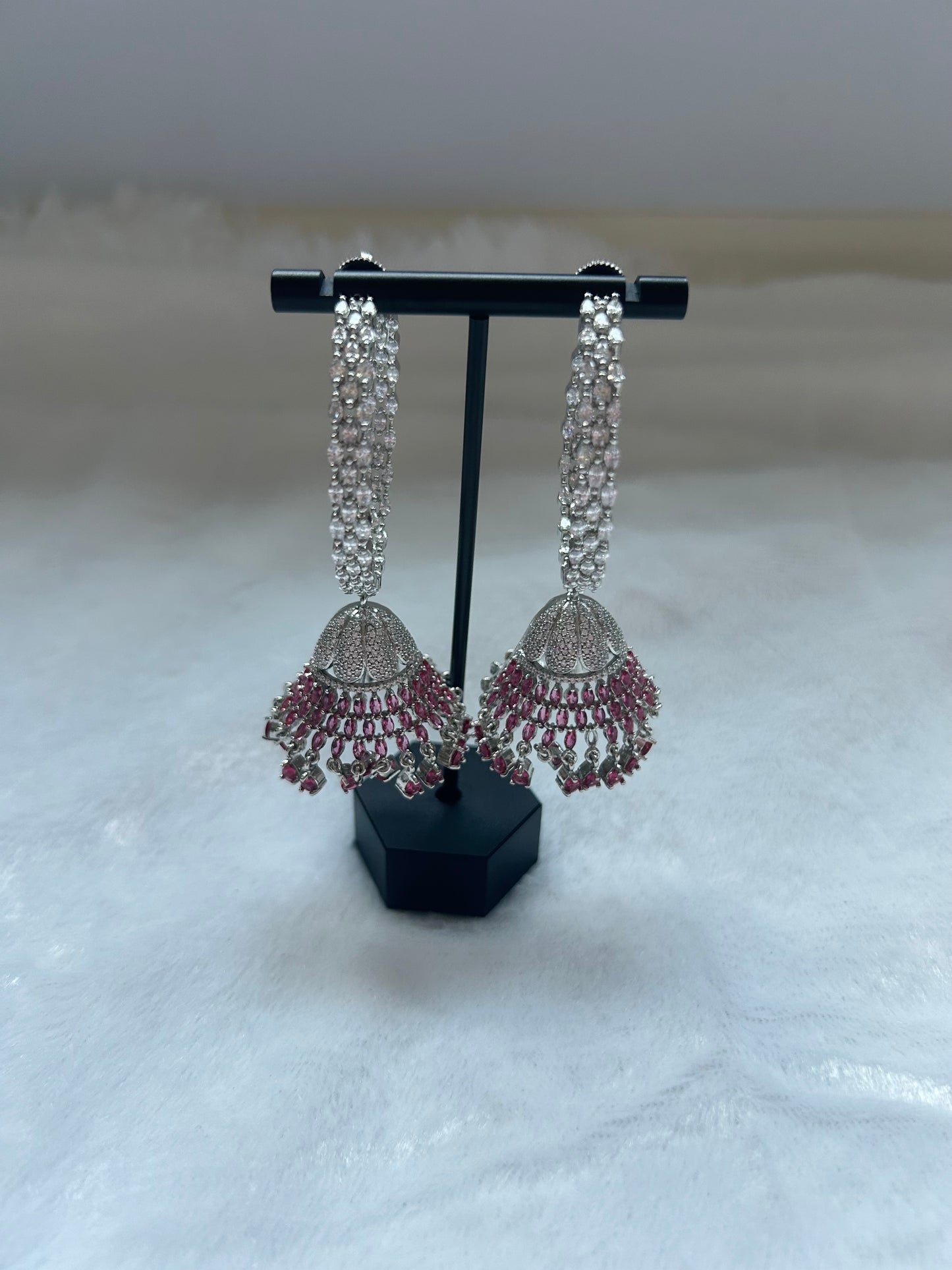 AD Dark Purple Jhumka Waliyaan