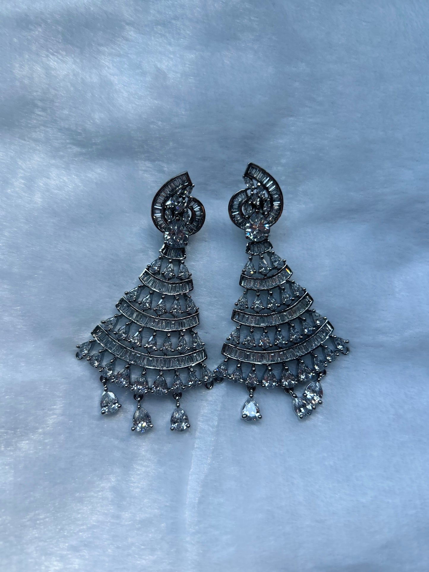 AD Silver Earrings