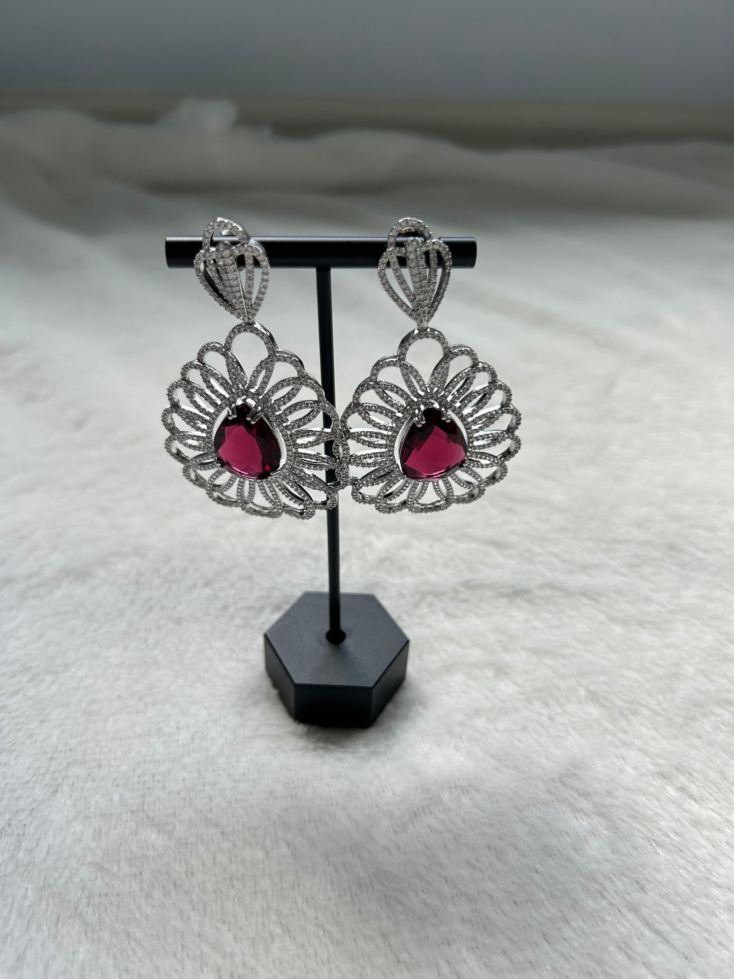AD Red Earrings