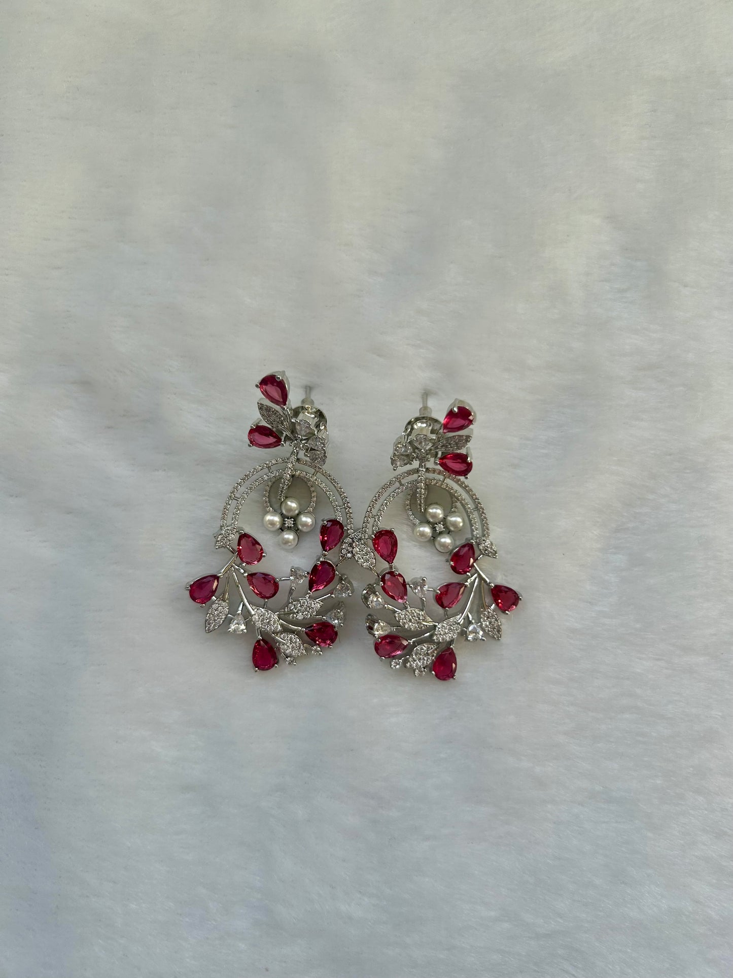 AD Red Fusion Earrings